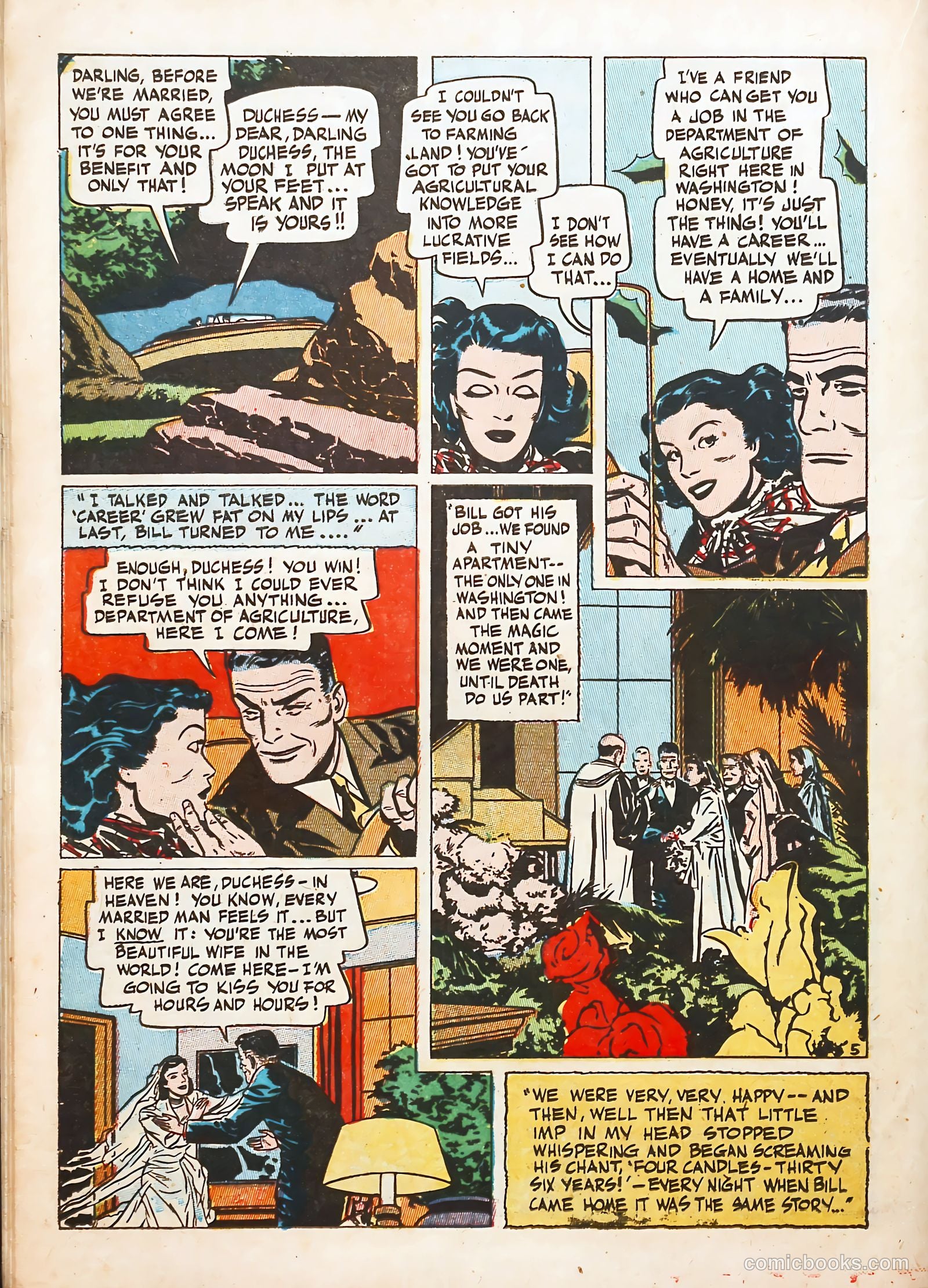 Young Romance #1 (1947) — page 20 of 52
