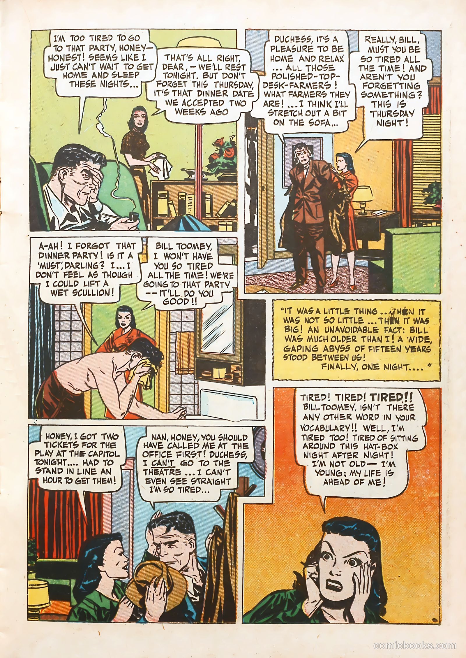Young Romance #1 (1947) — page 21 of 52
