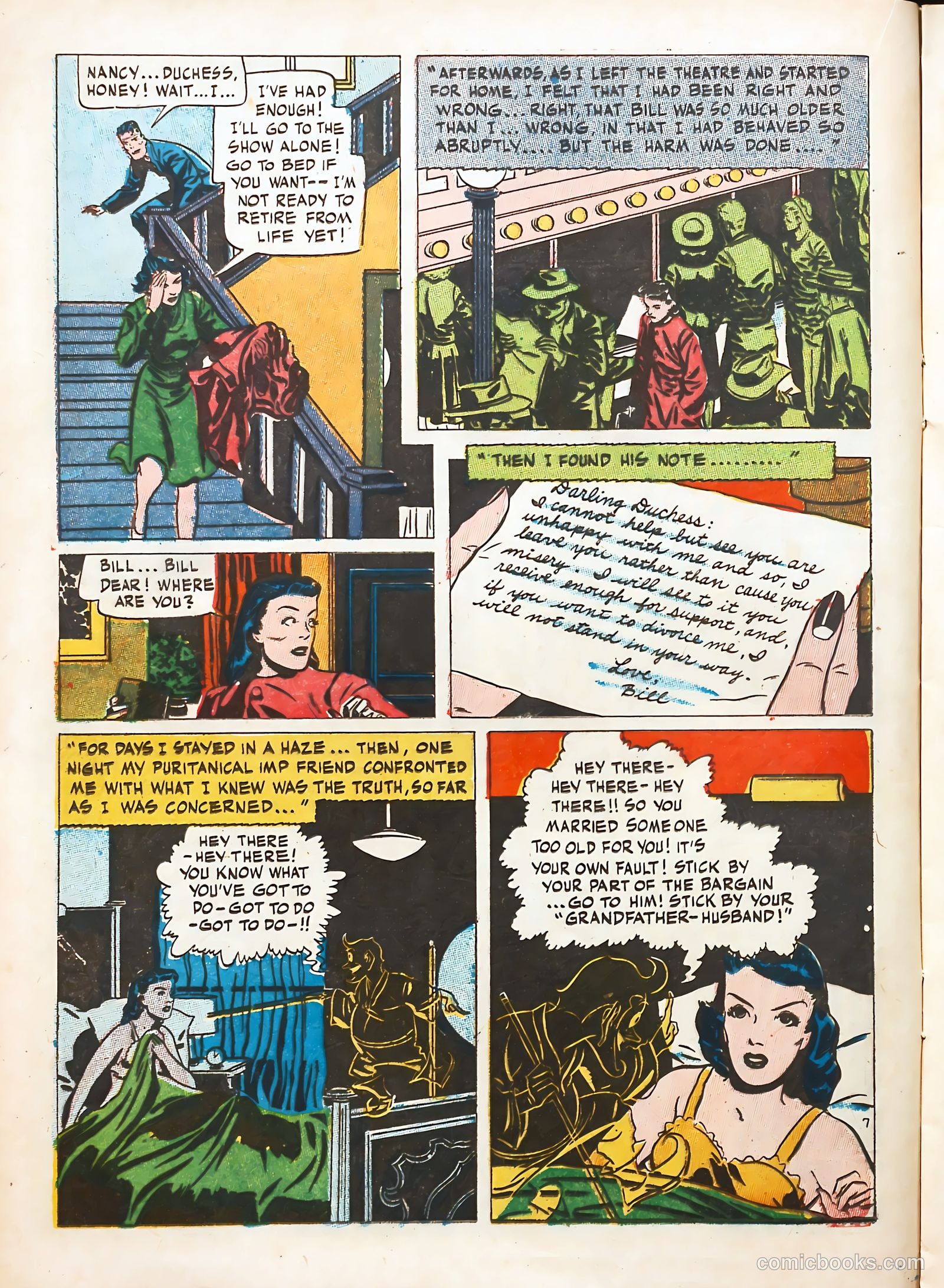 Young Romance #1 (1947) — page 22 of 52