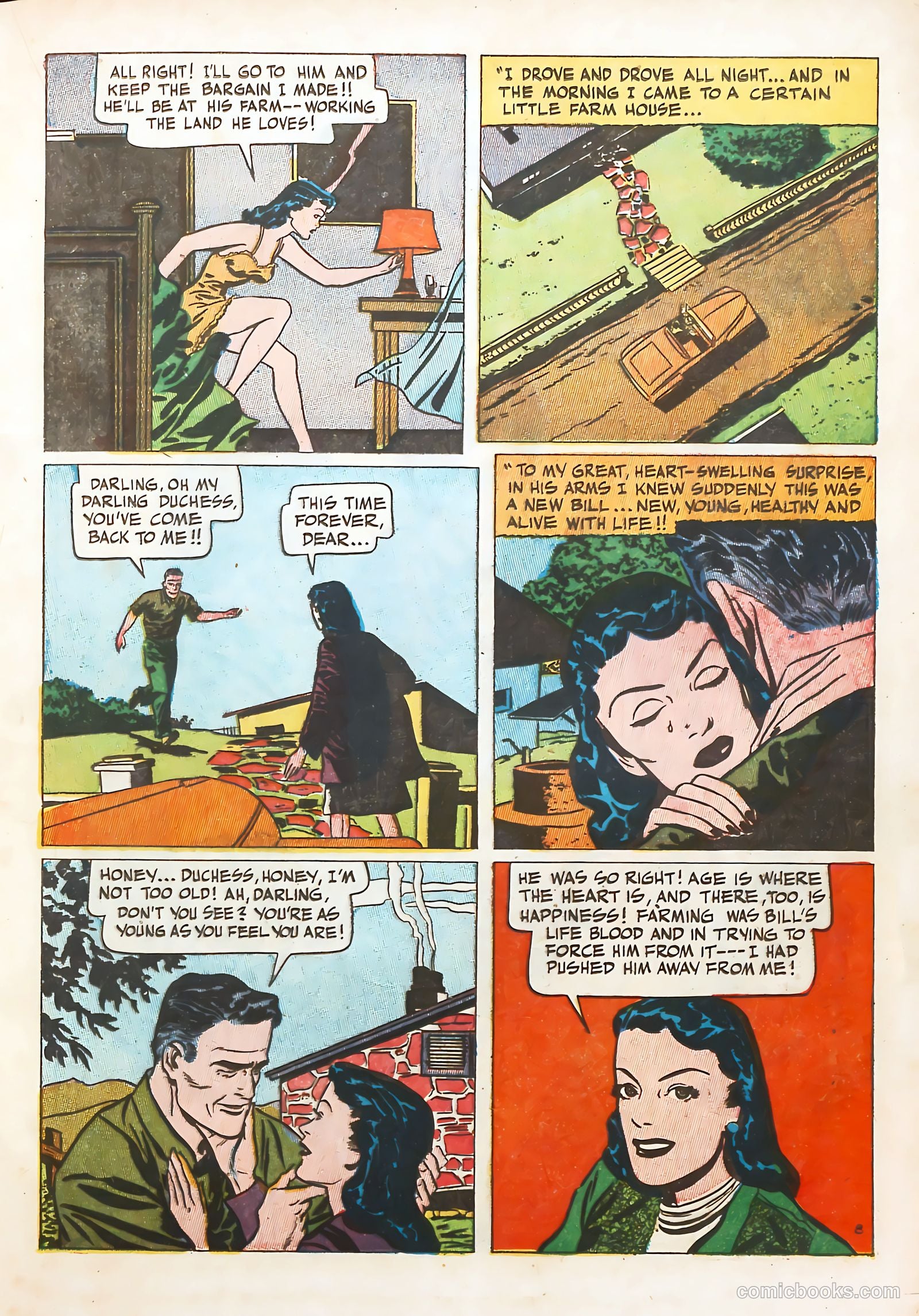 Young Romance #1 (1947) — page 23 of 52