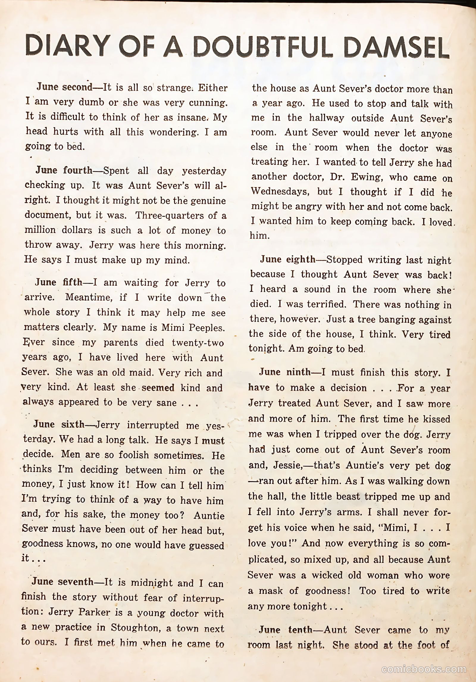 Young Romance #1 (1947) — page 32 of 52
