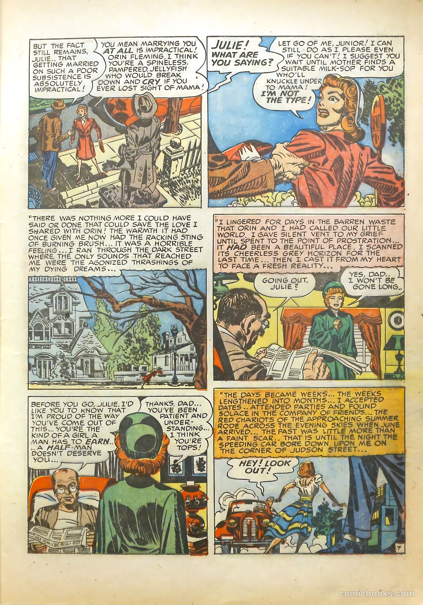 Young Romance #10 (1949) — page 9 of 52