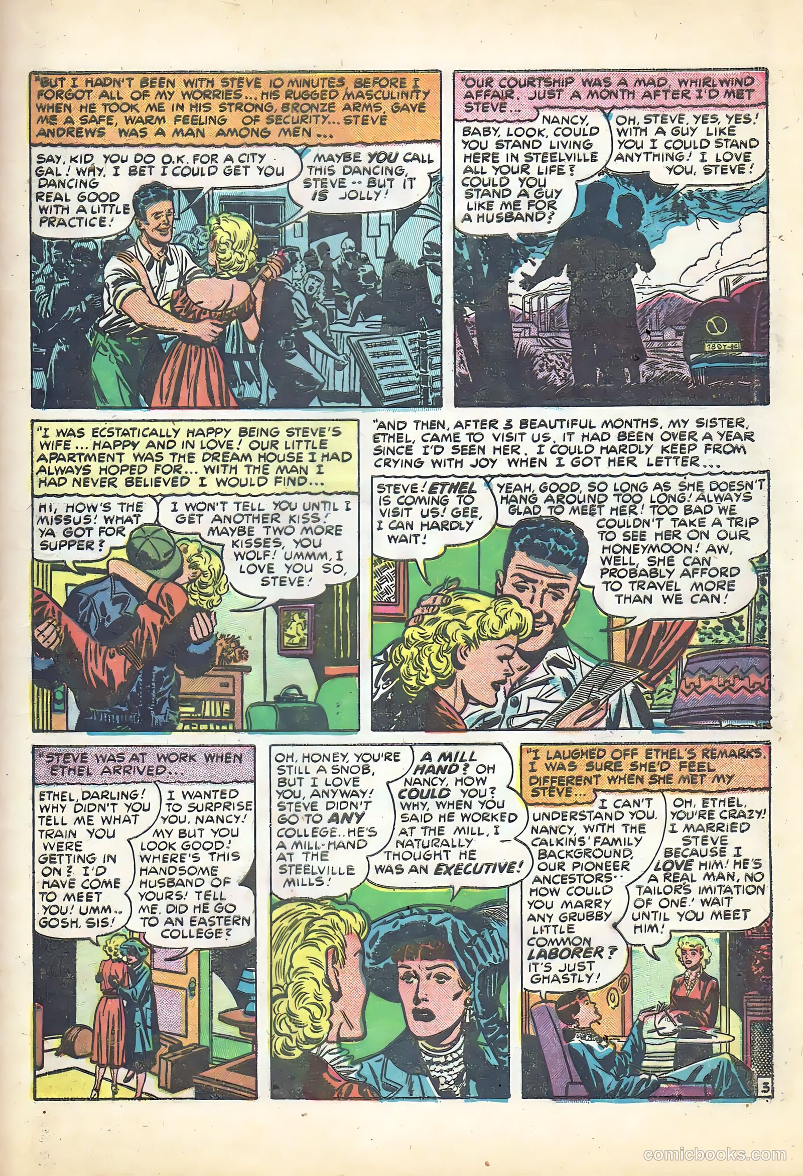 Young Romance #11 (1949) — page 21 of 52