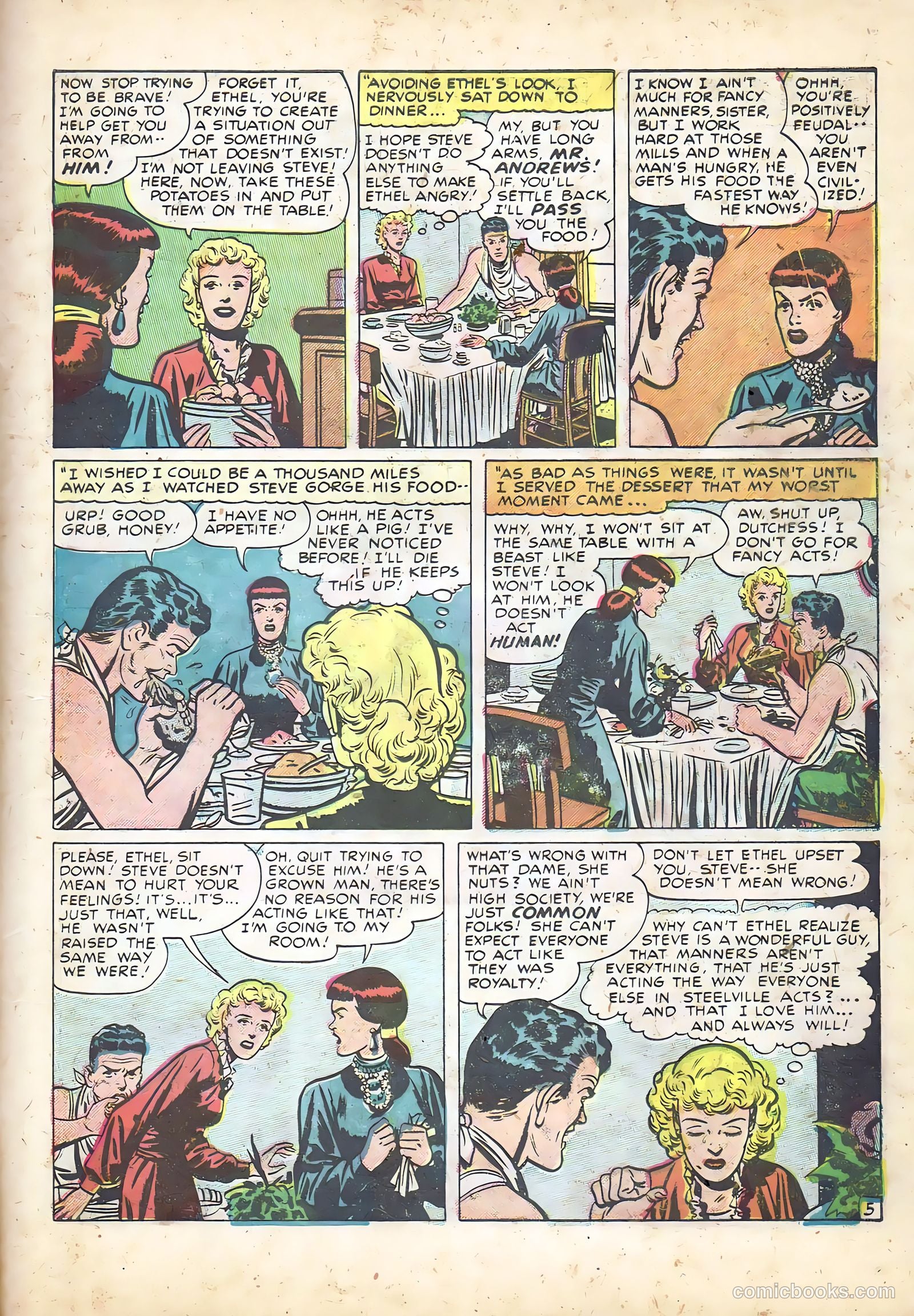 Young Romance #11 (1949) — page 23 of 52