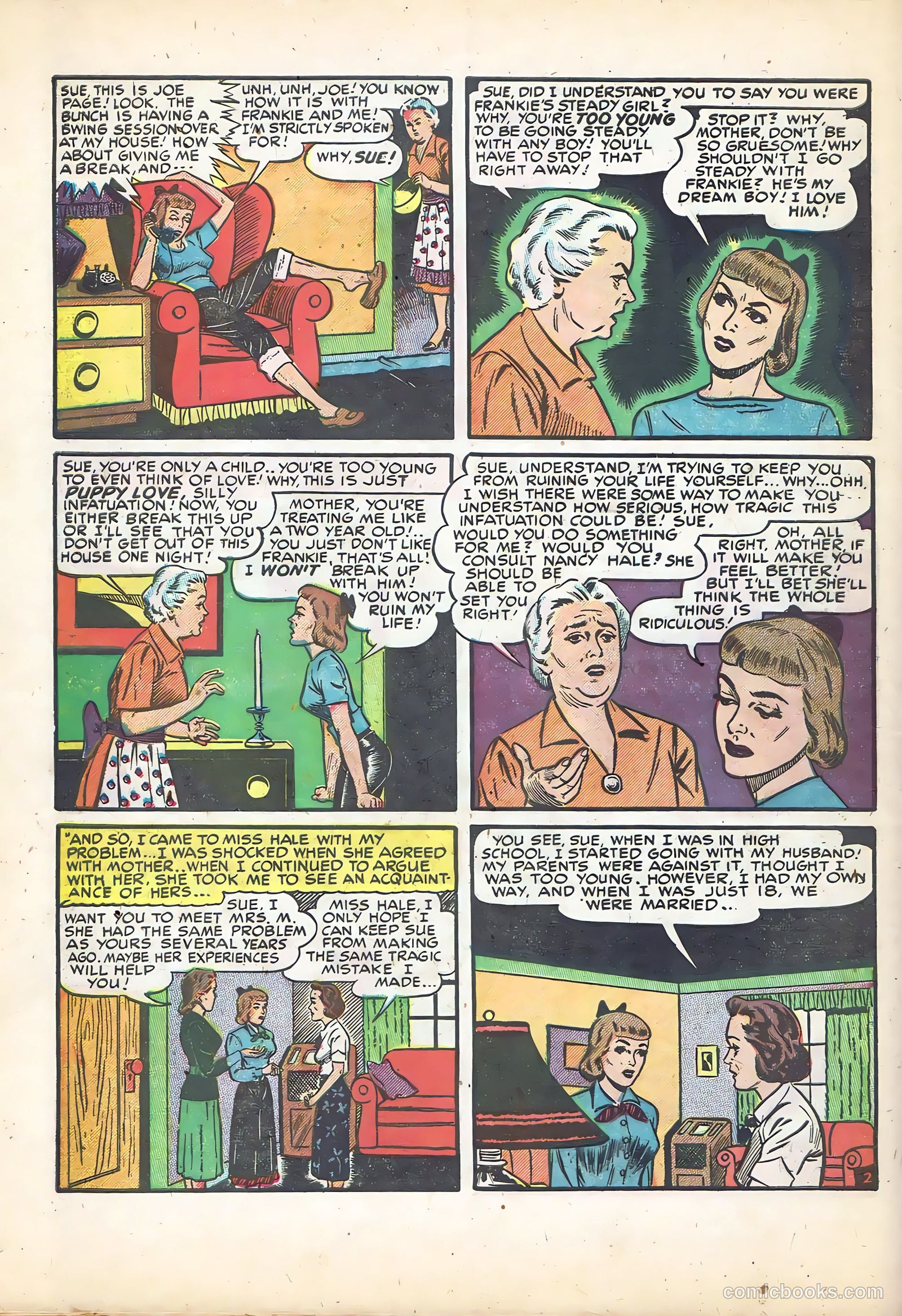 Young Romance #11 (1949) — page 38 of 52