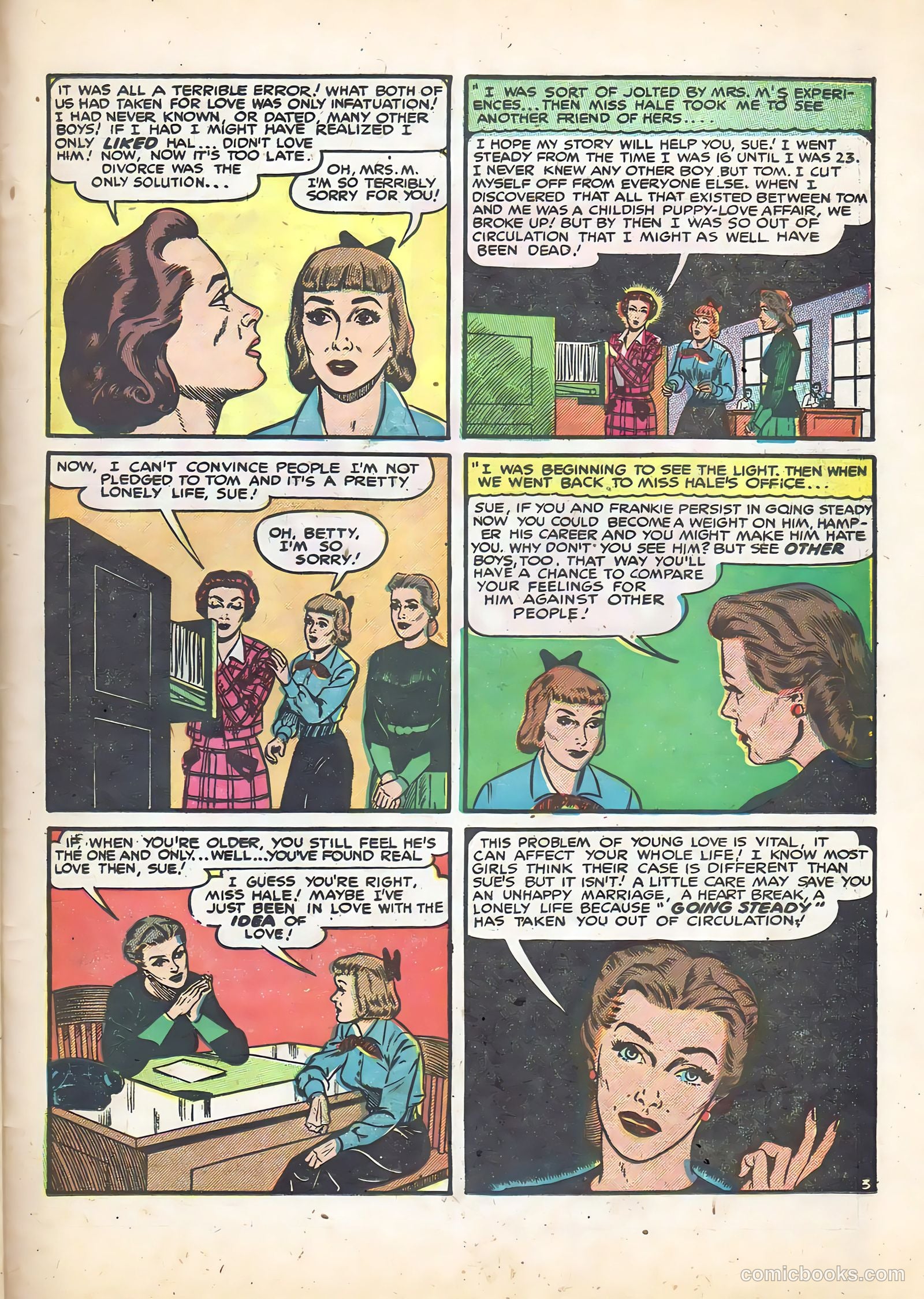 Young Romance #11 (1949) — page 39 of 52