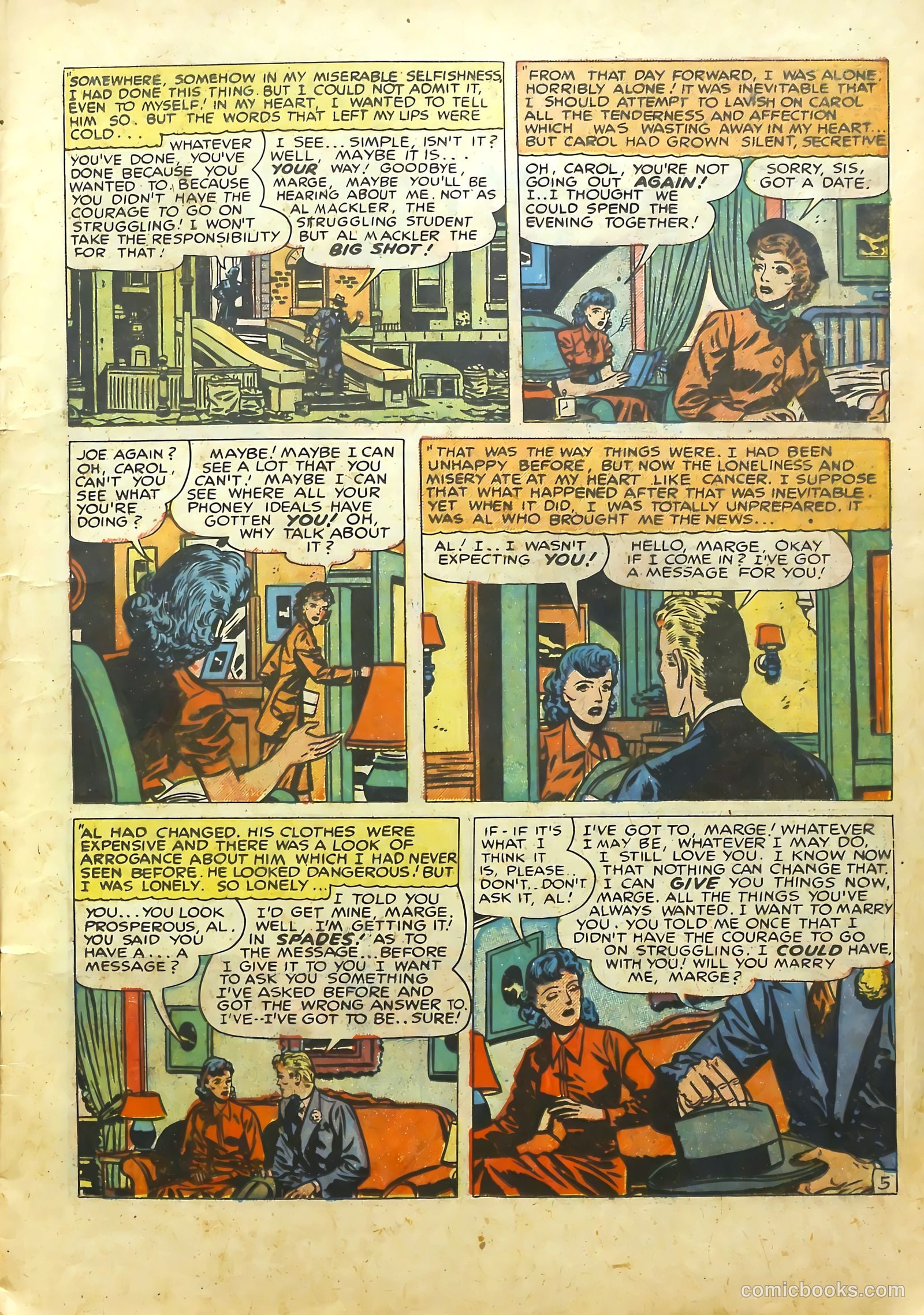 Young Romance #12 (1949) — page 7 of 52
