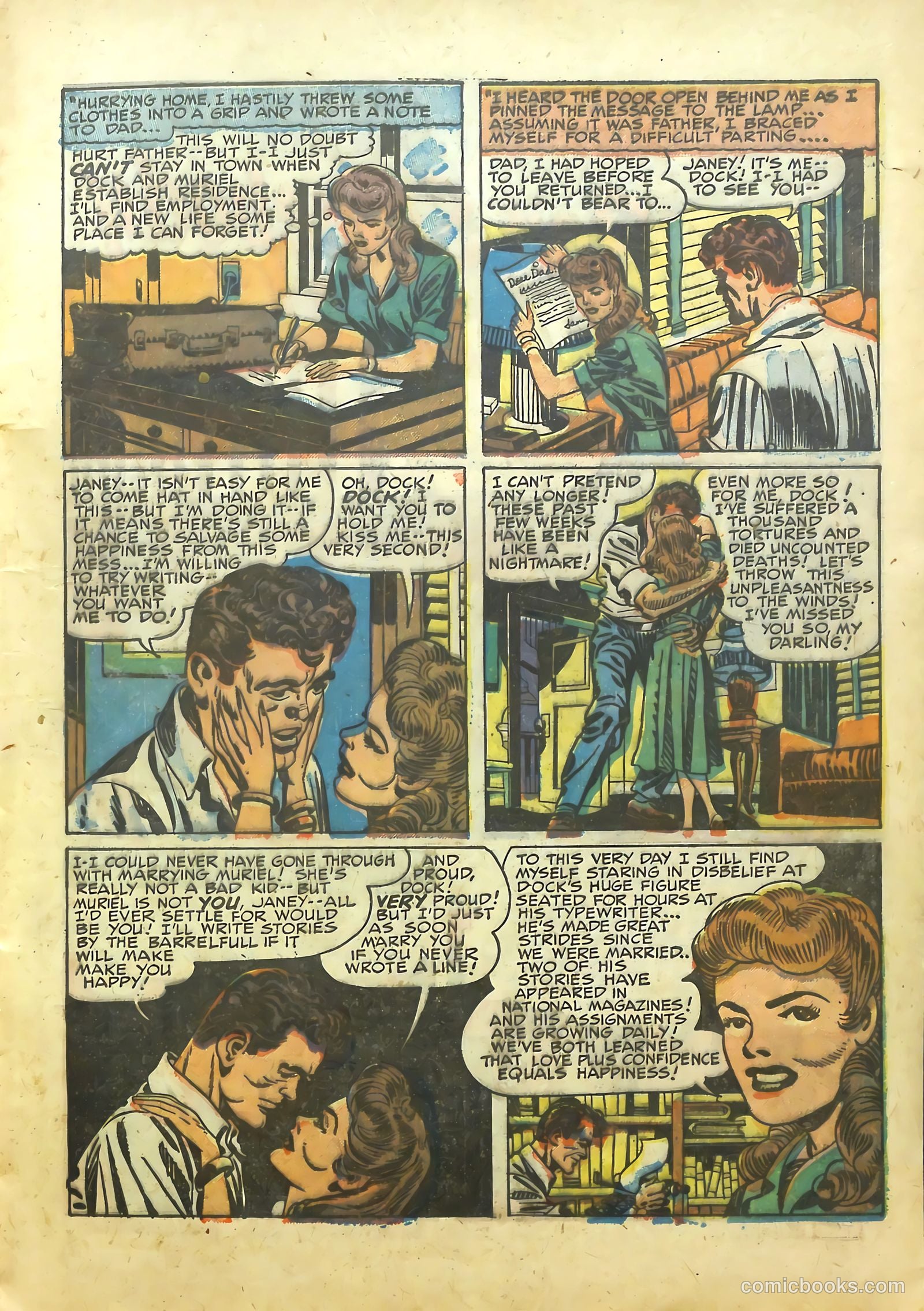 Young Romance #12 (1949) — page 21 of 52