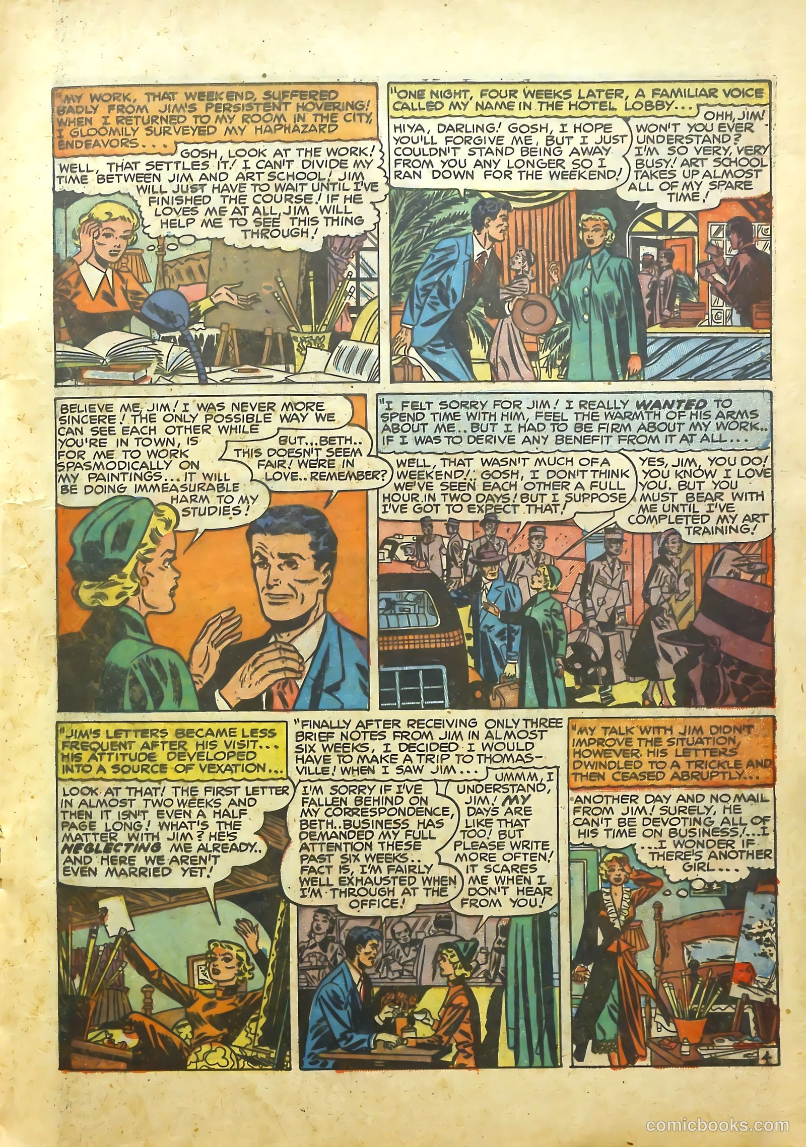 Young Romance #12 (1949) — page 25 of 52