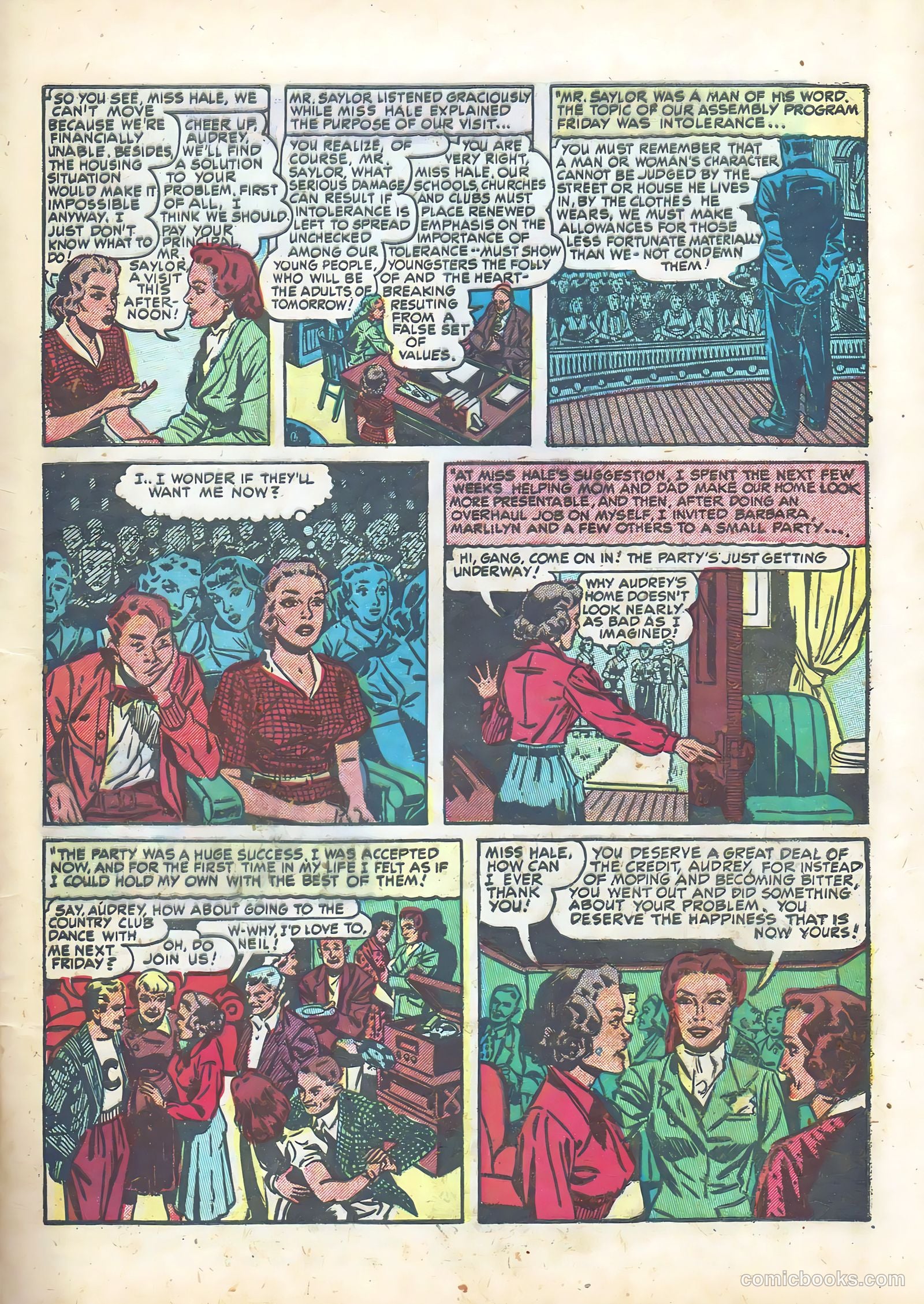 Young Romance #13 (1949) — page 37 of 52