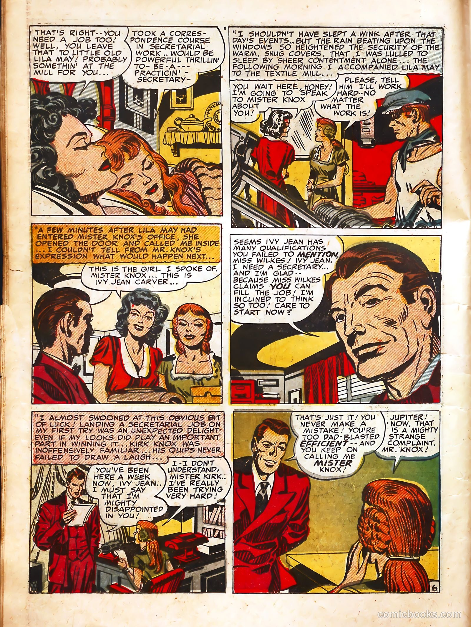Young Romance #14 (1949) — page 8 of 52