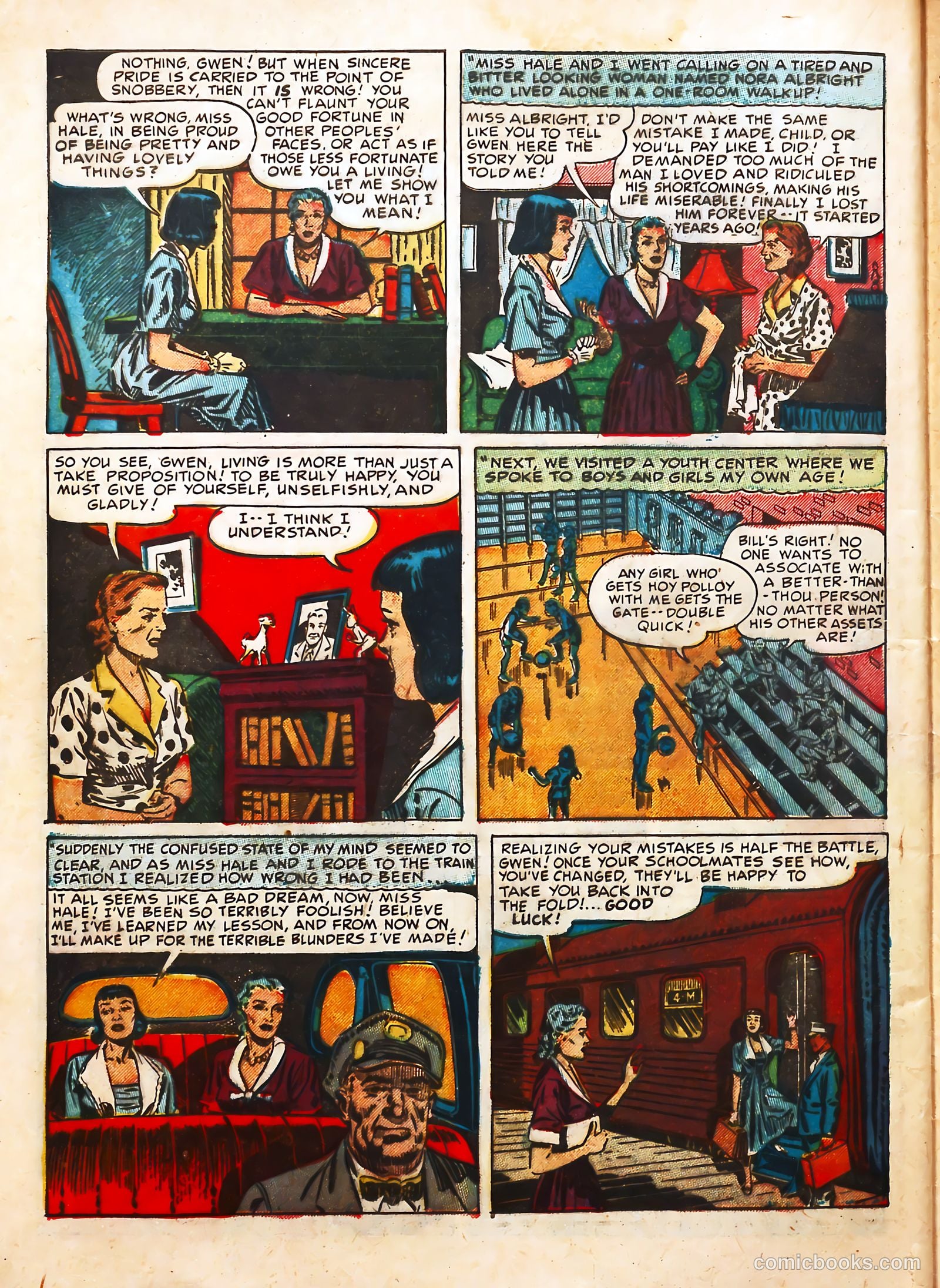 Young Romance #14 (1949) — page 36 of 52