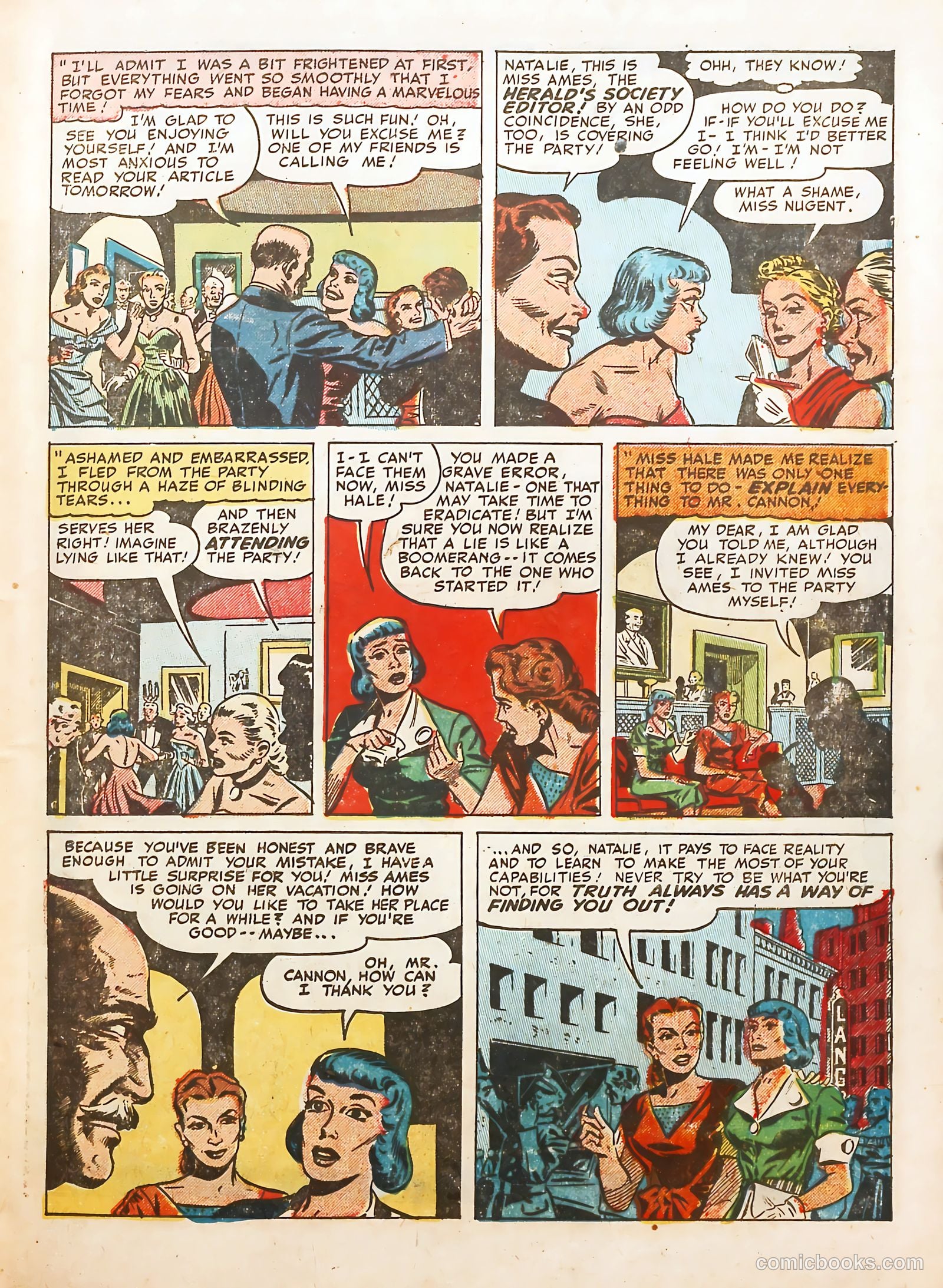 Young Romance #15 (1949) — page 35 of 52