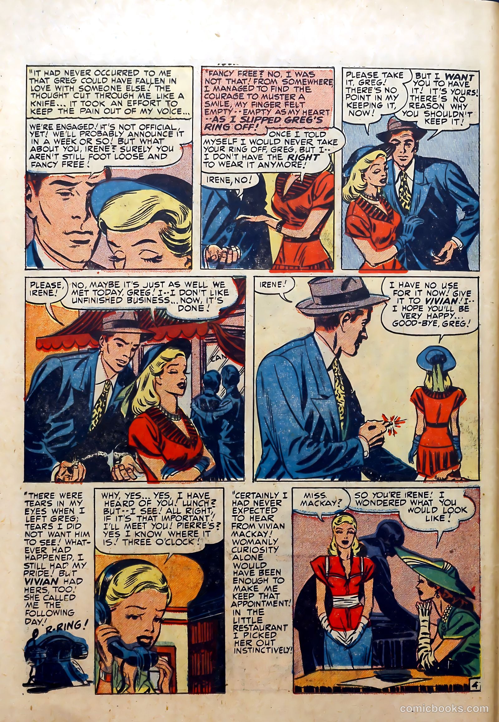 Young Romance #16 (1949) — page 44 of 52