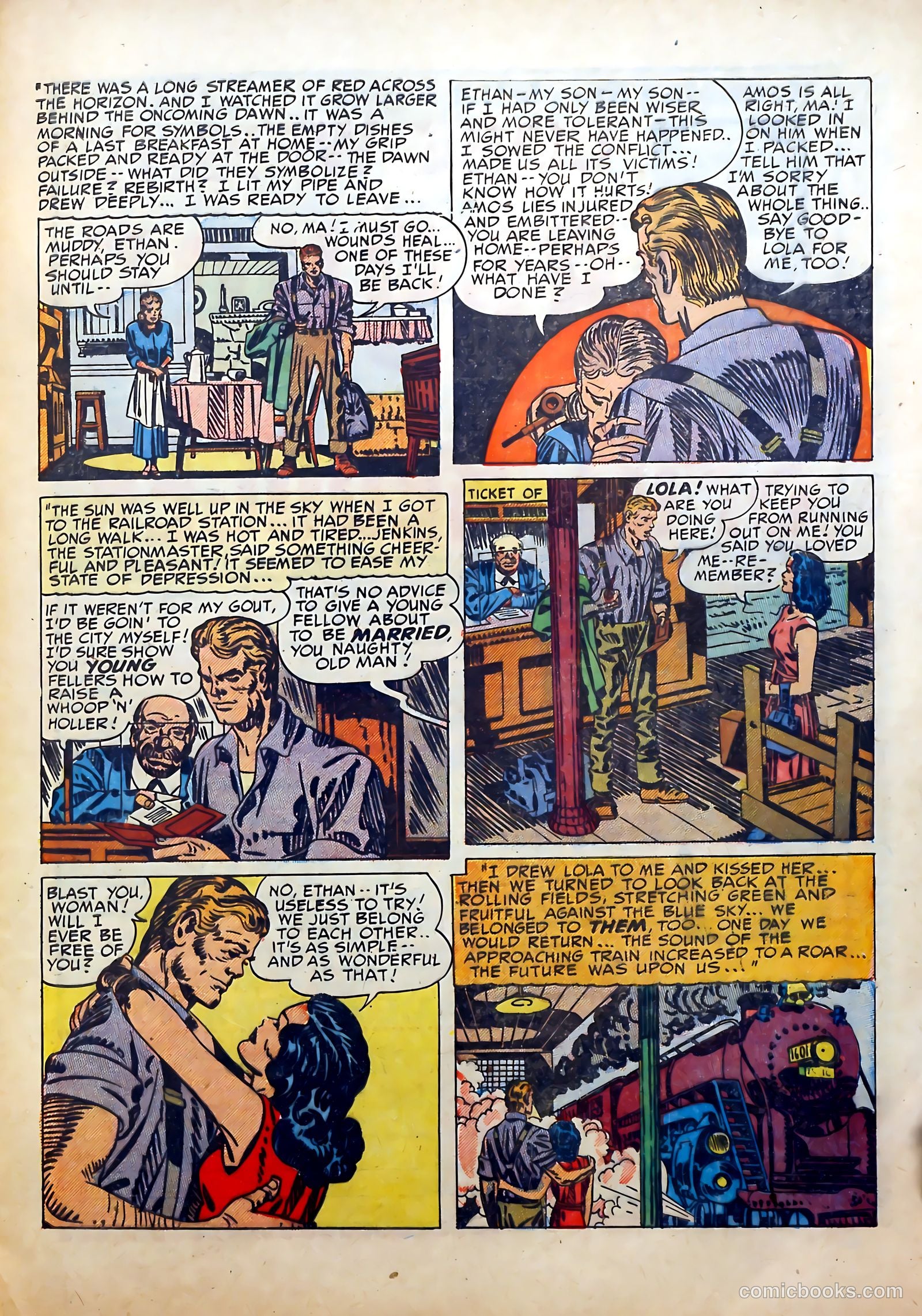 Young Romance #17 (1950) — page 17 of 52
