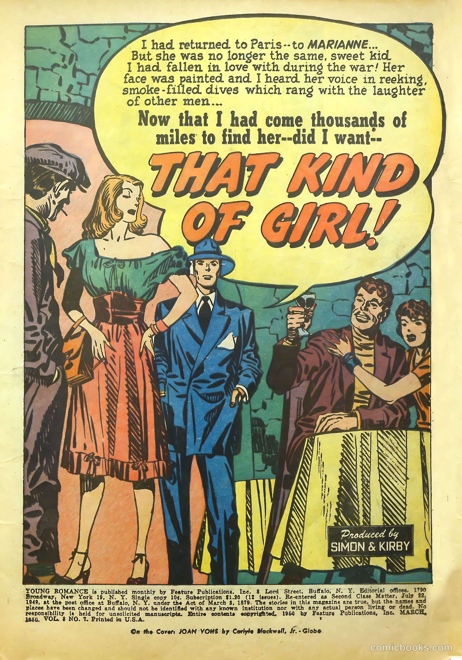 Young Romance #19 (1950) — page 3 of 52