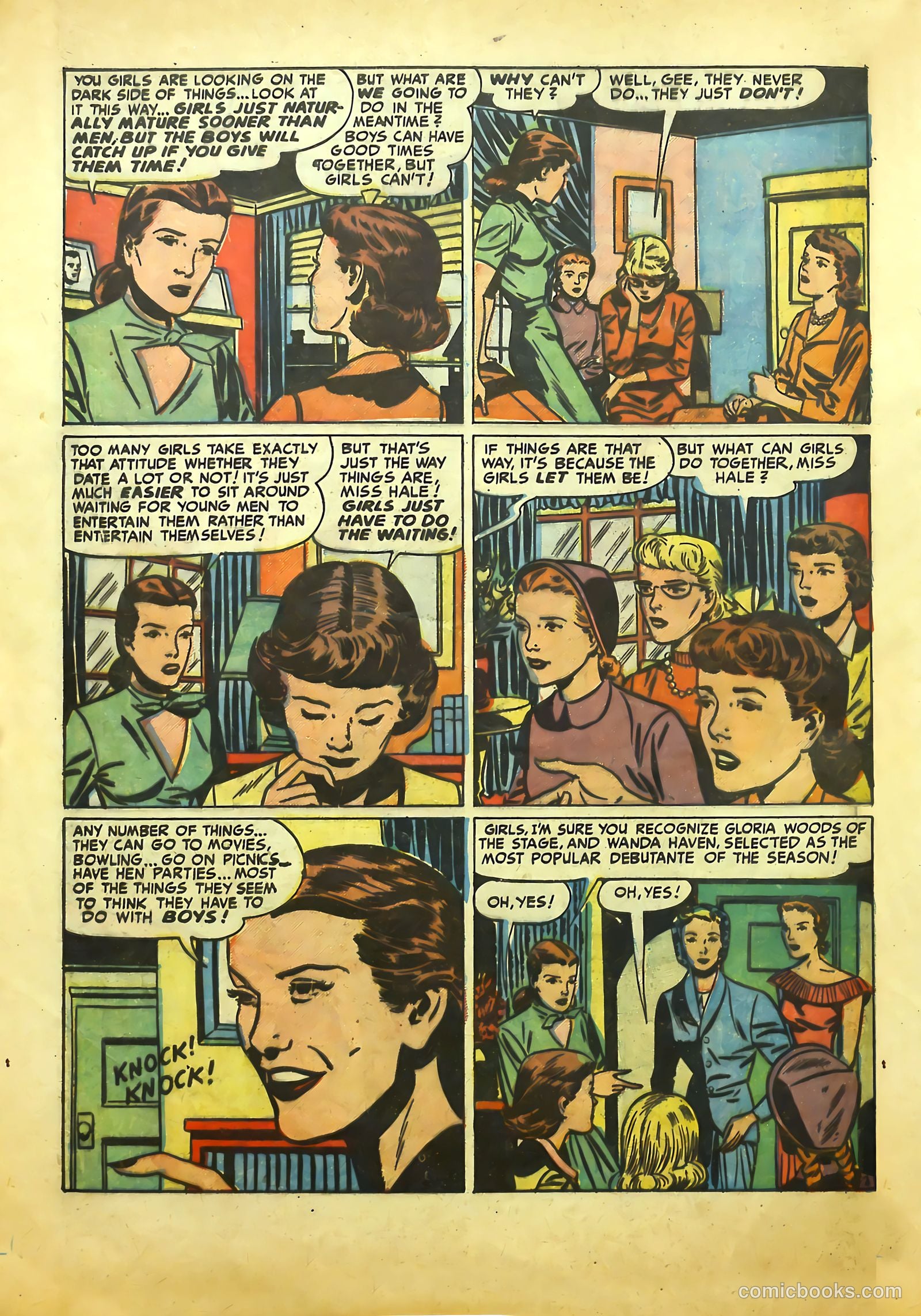 Young Romance #19 (1950) — page 36 of 52