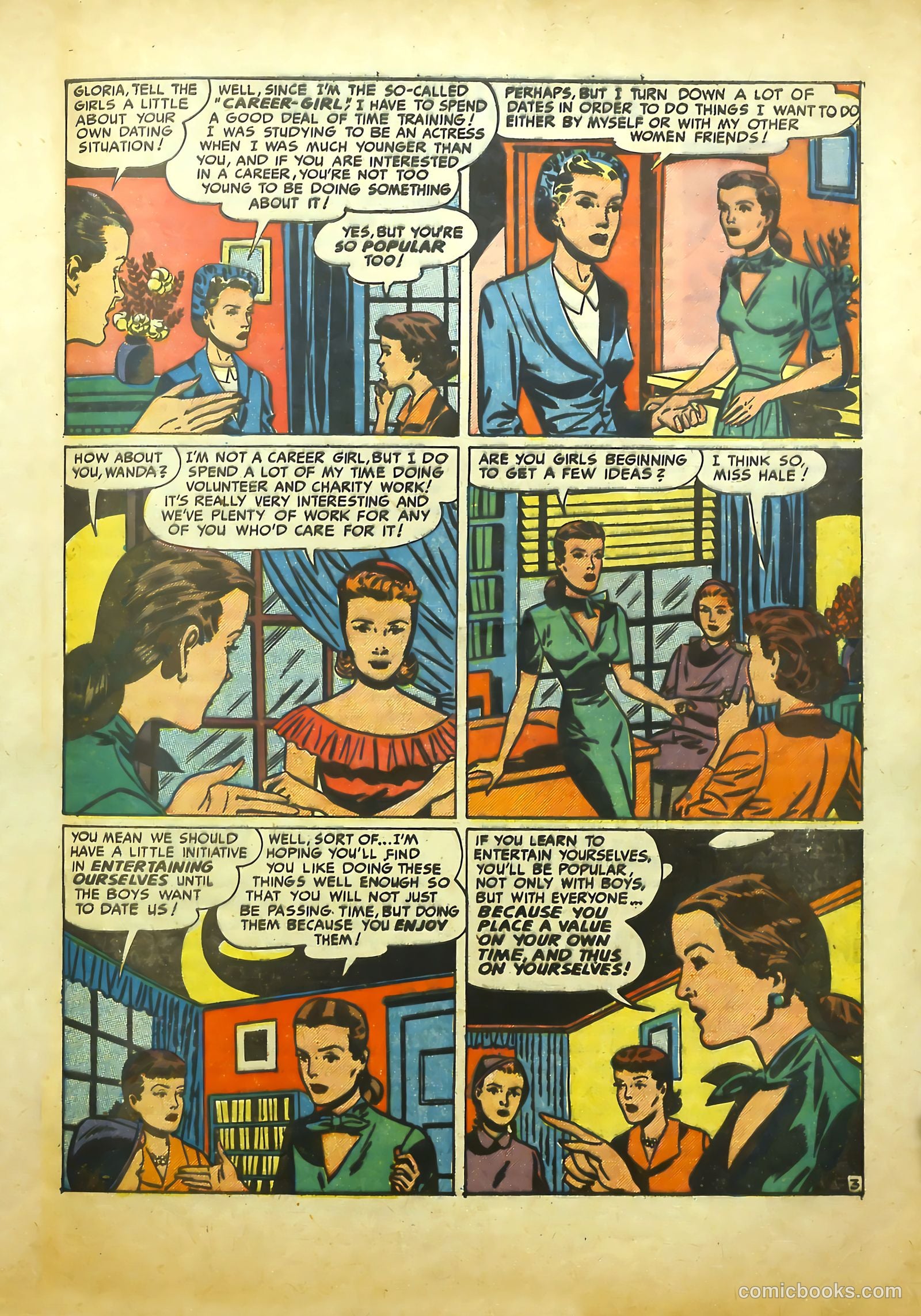 Young Romance #19 (1950) — page 37 of 52