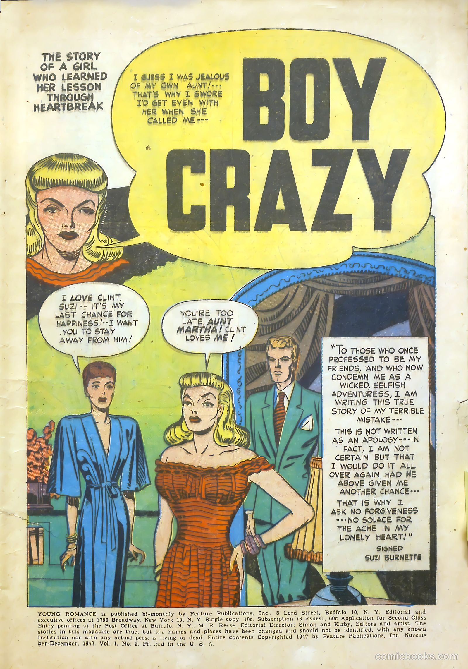 Young Romance #2 (1947) — page 3 of 48