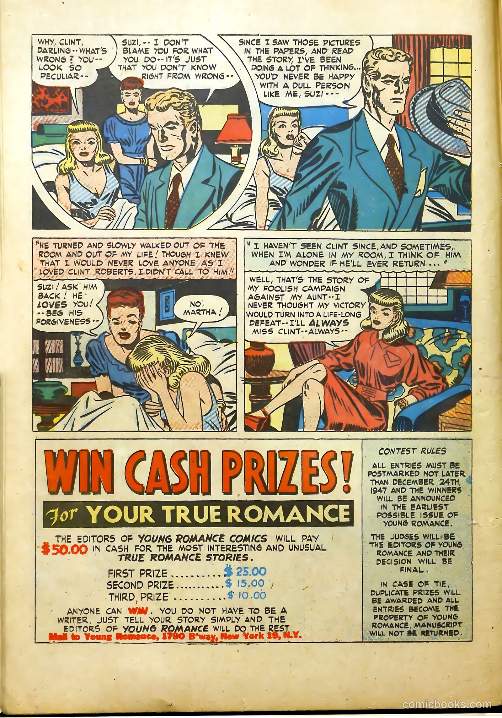 Young Romance #2 (1947) — page 16 of 48