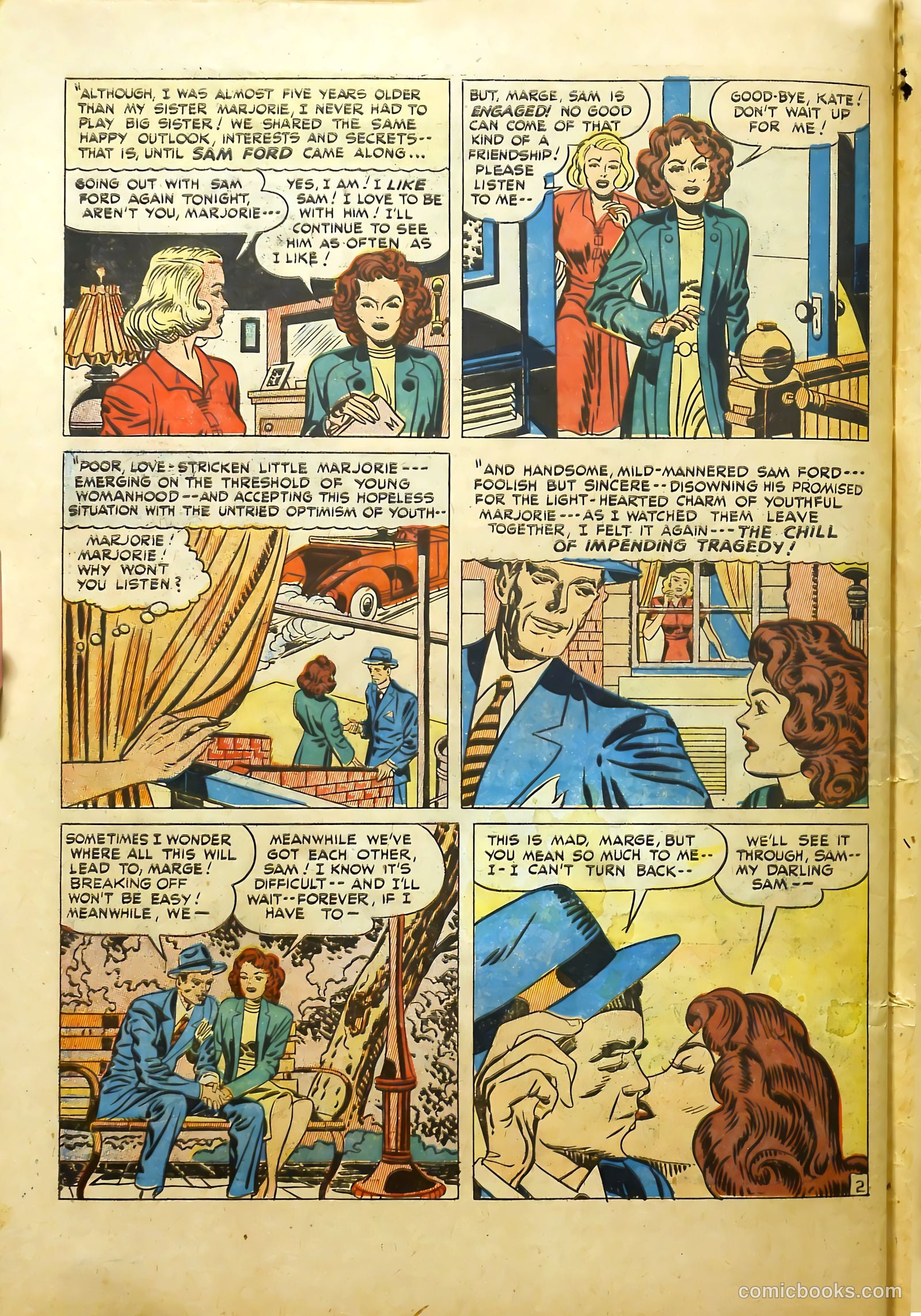Young Romance #2 (1947) — page 38 of 48