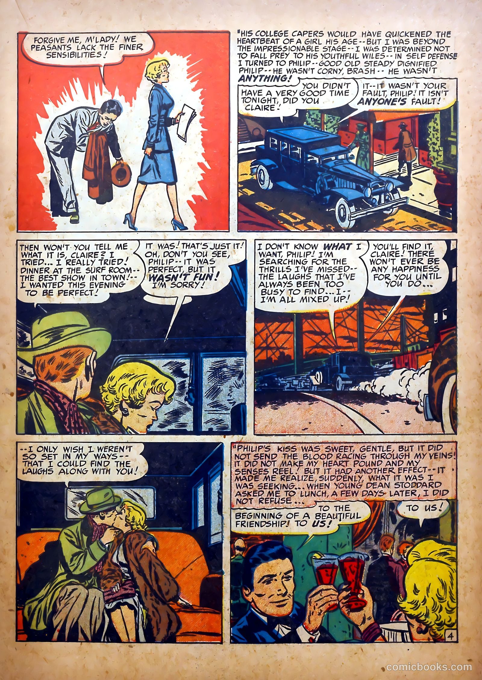 Young Romance #20 (1950) — page 21 of 52
