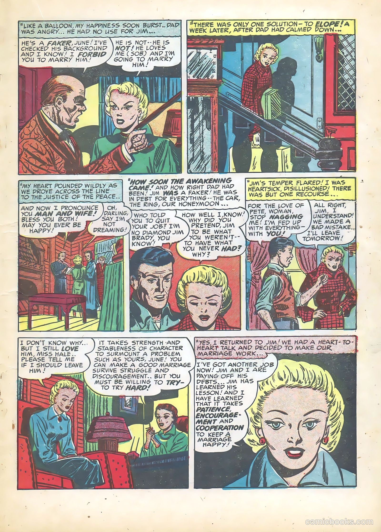 Young Romance #21 (1950) — page 27 of 52