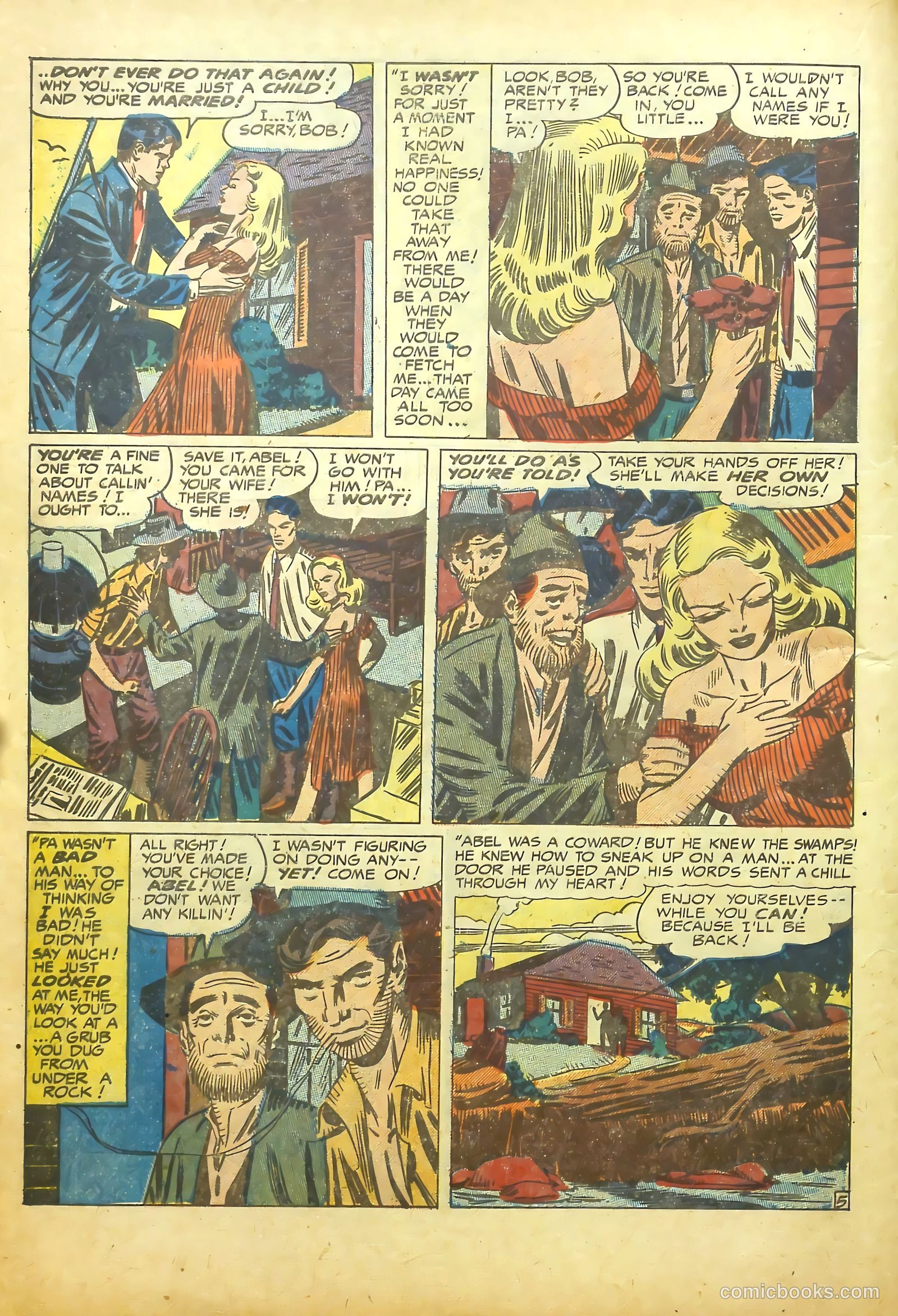 Young Romance #22 (1950) — page 31 of 53