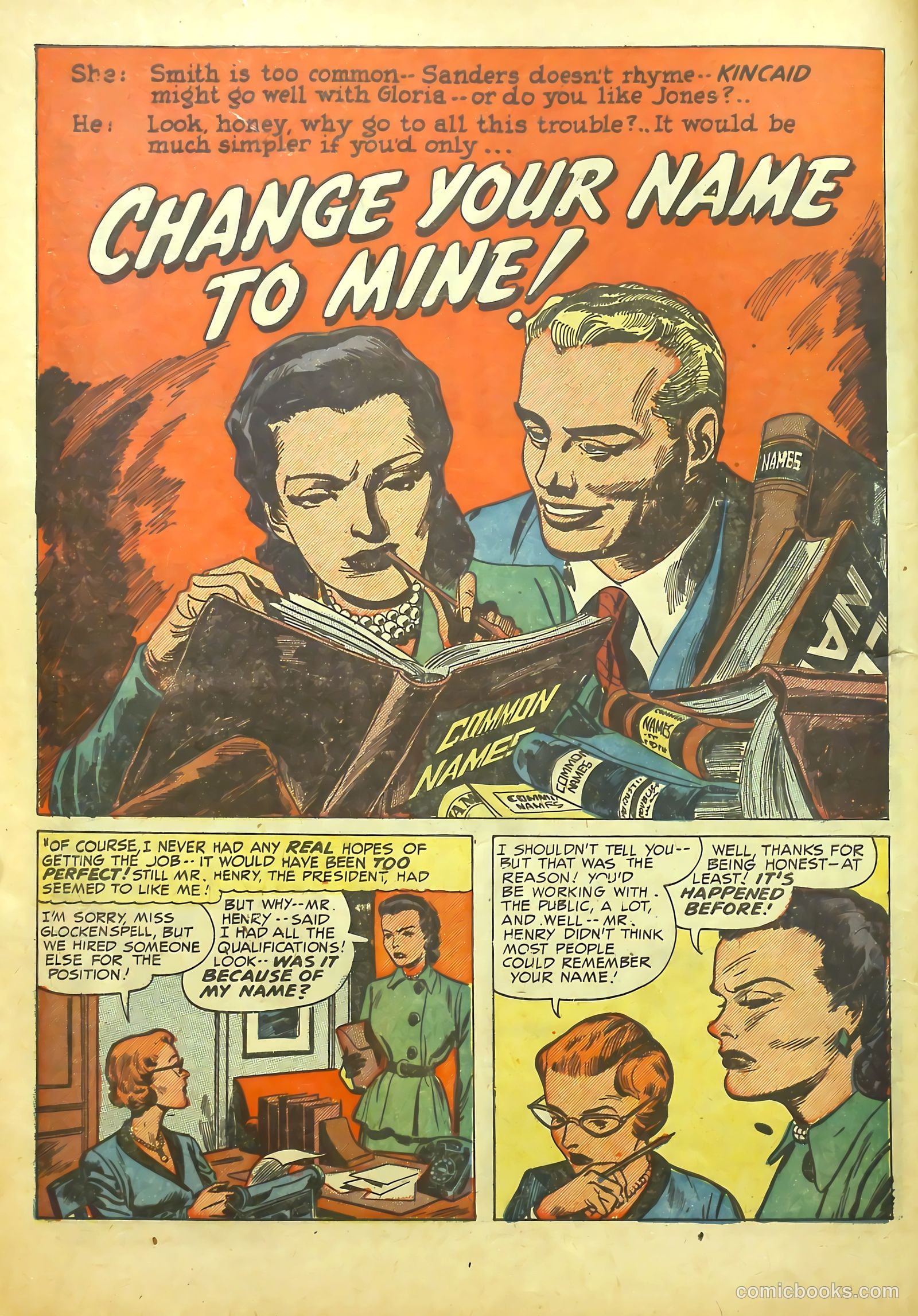 Young Romance #22 (1950) — page 39 of 53