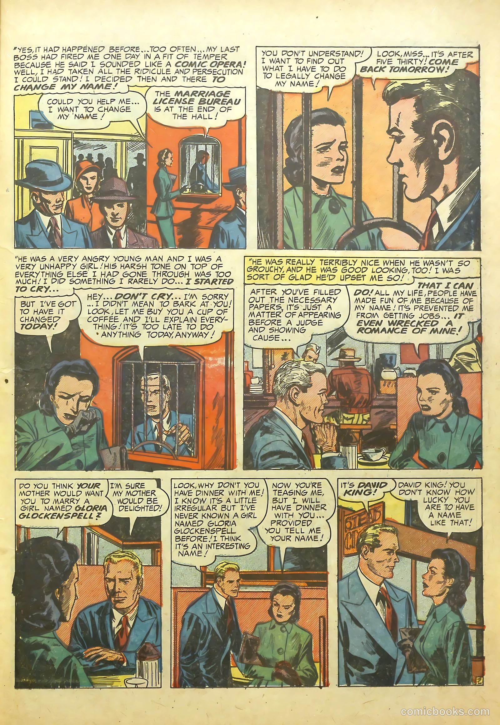 Young Romance #22 (1950) — page 40 of 53