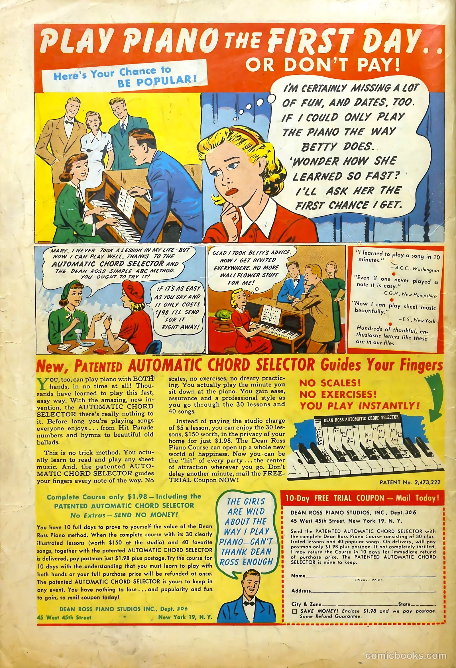 Young Romance #22 (1950) — page 53 of 53