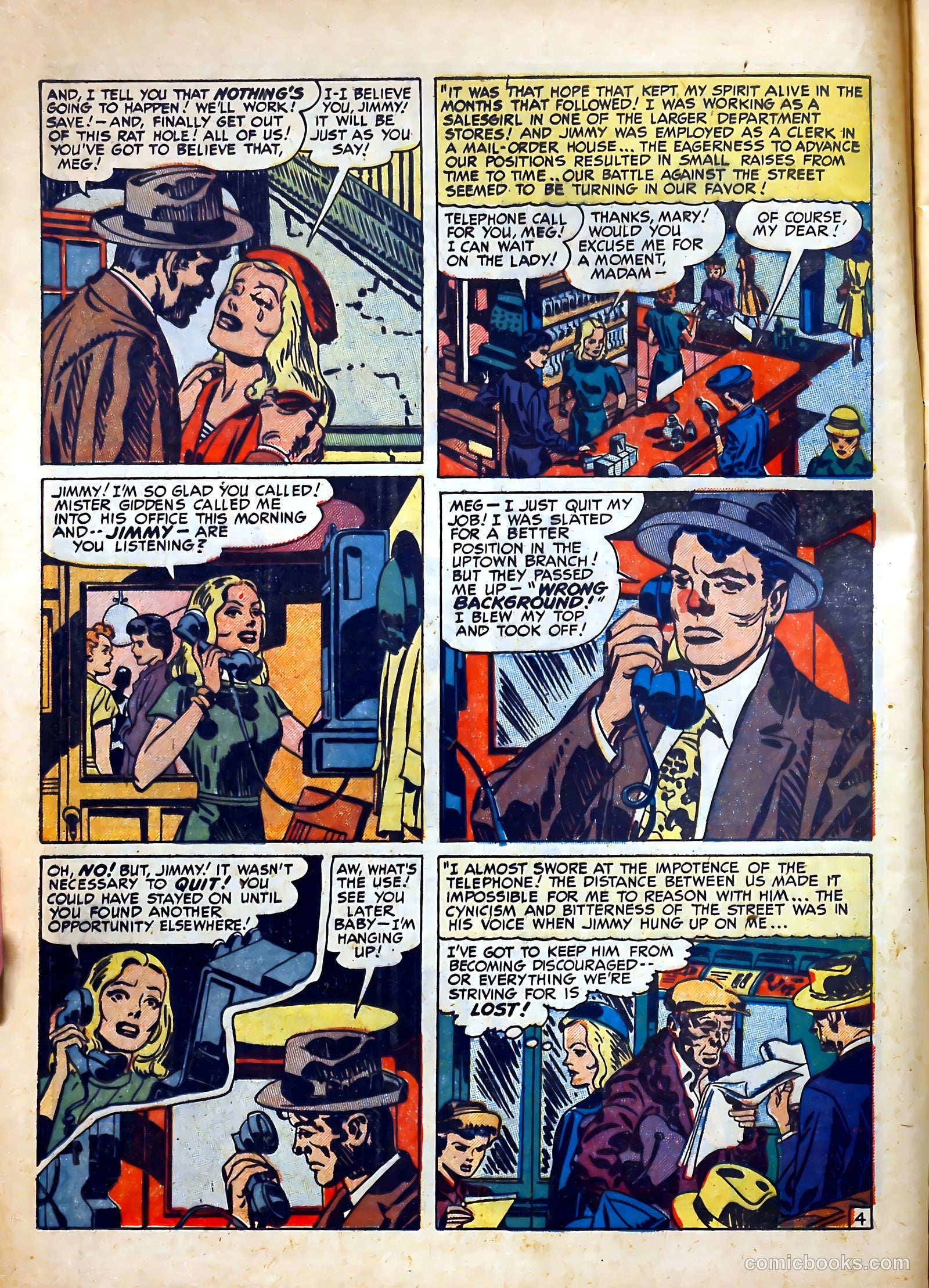 Young Romance #23 (1950) — page 6 of 52