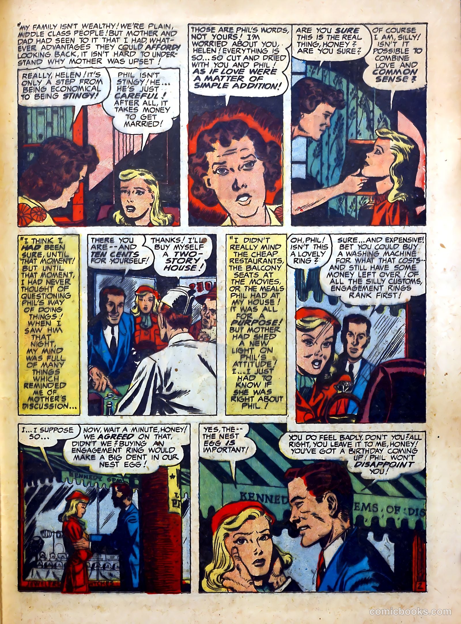 Young Romance #23 (1950) — page 43 of 52
