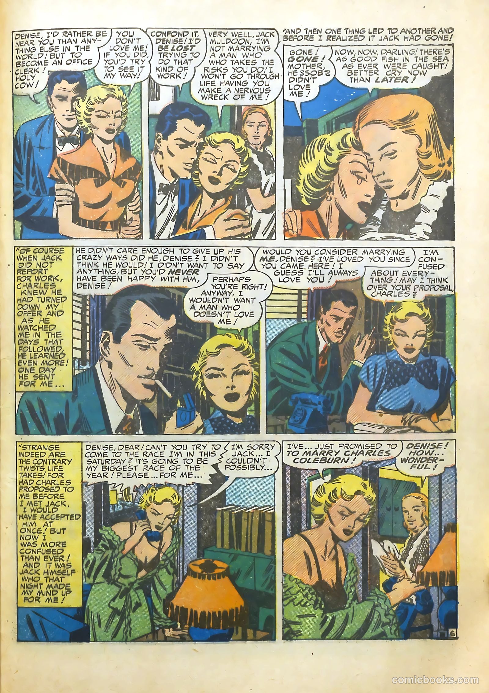 Young Romance #24 (1947) — page 37 of 52