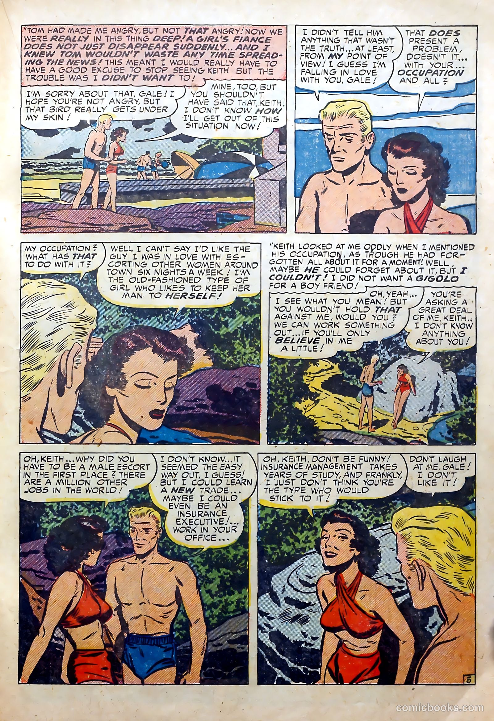 Young Romance #25 (1949) — page 21 of 52