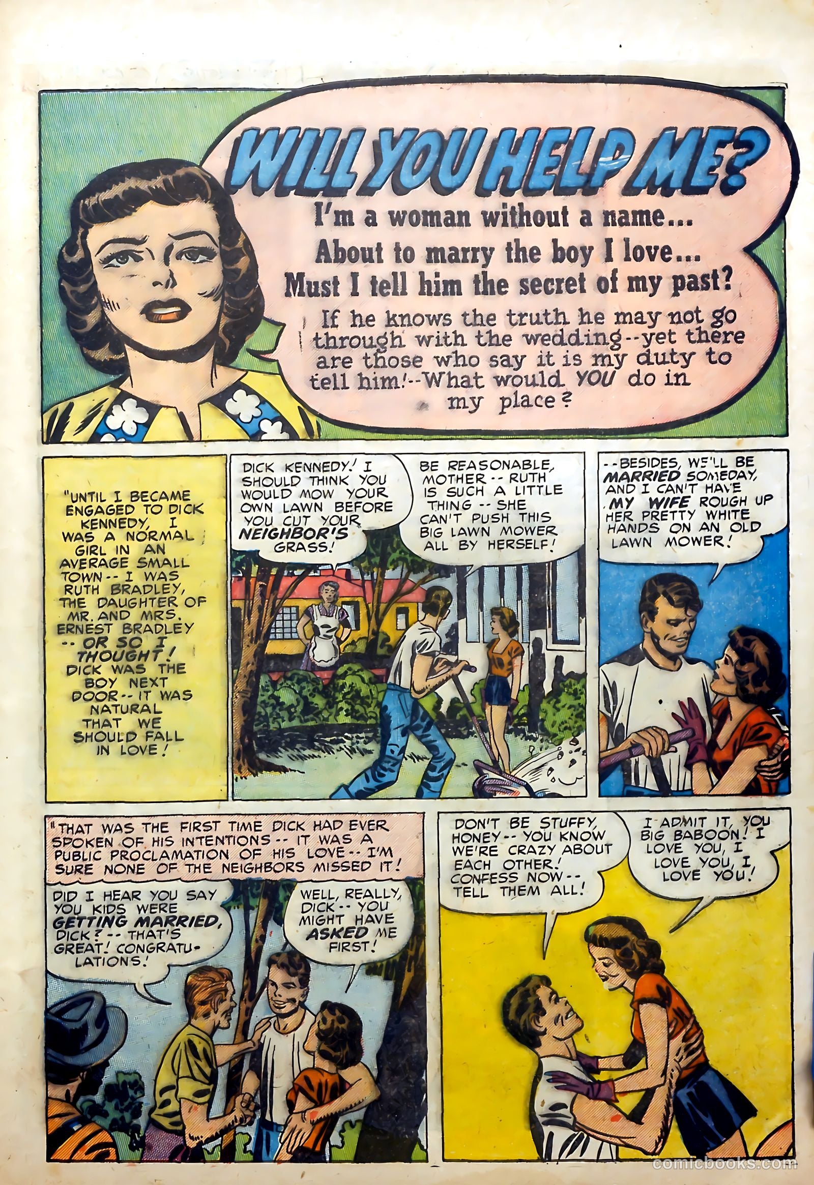 Young Romance #25 (1949) — page 37 of 52