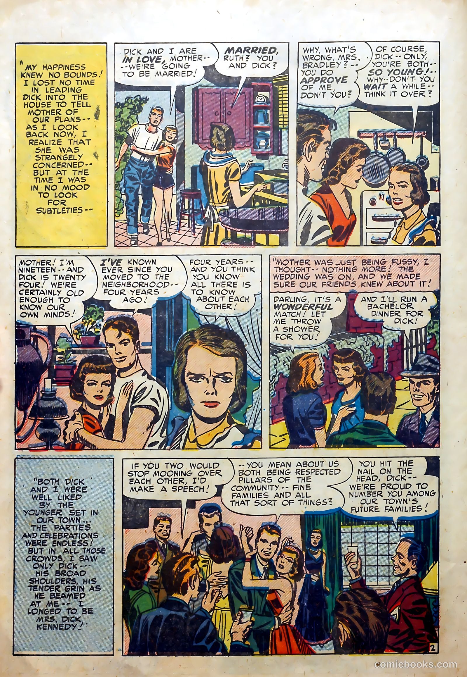 Young Romance #25 (1949) — page 38 of 52