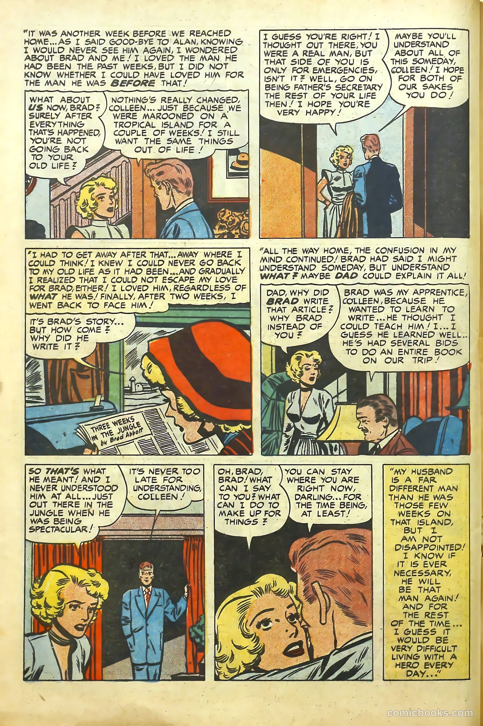 Young Romance #26 (1950) — page 25 of 53
