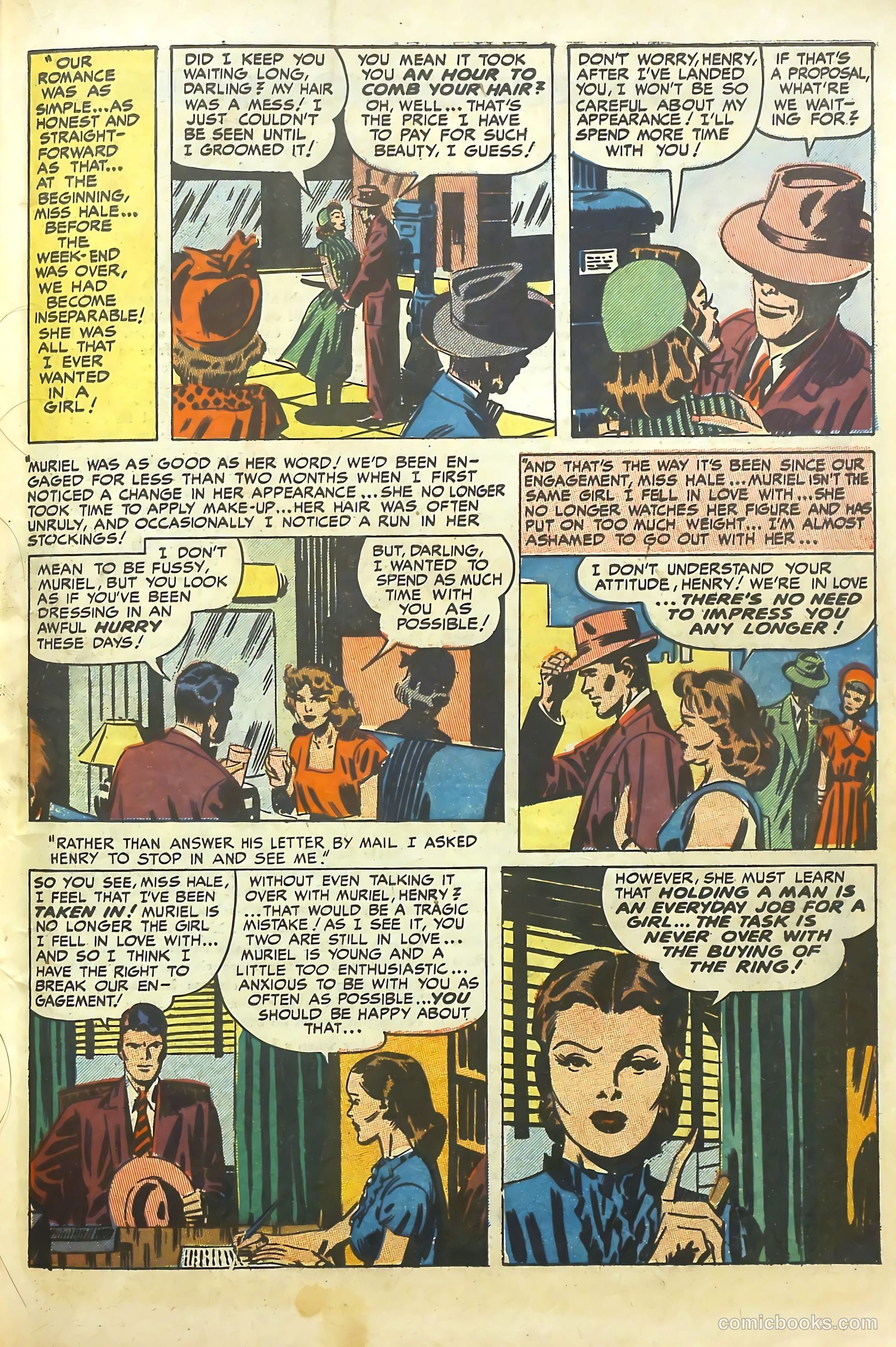 Young Romance #26 (1950) — page 28 of 53