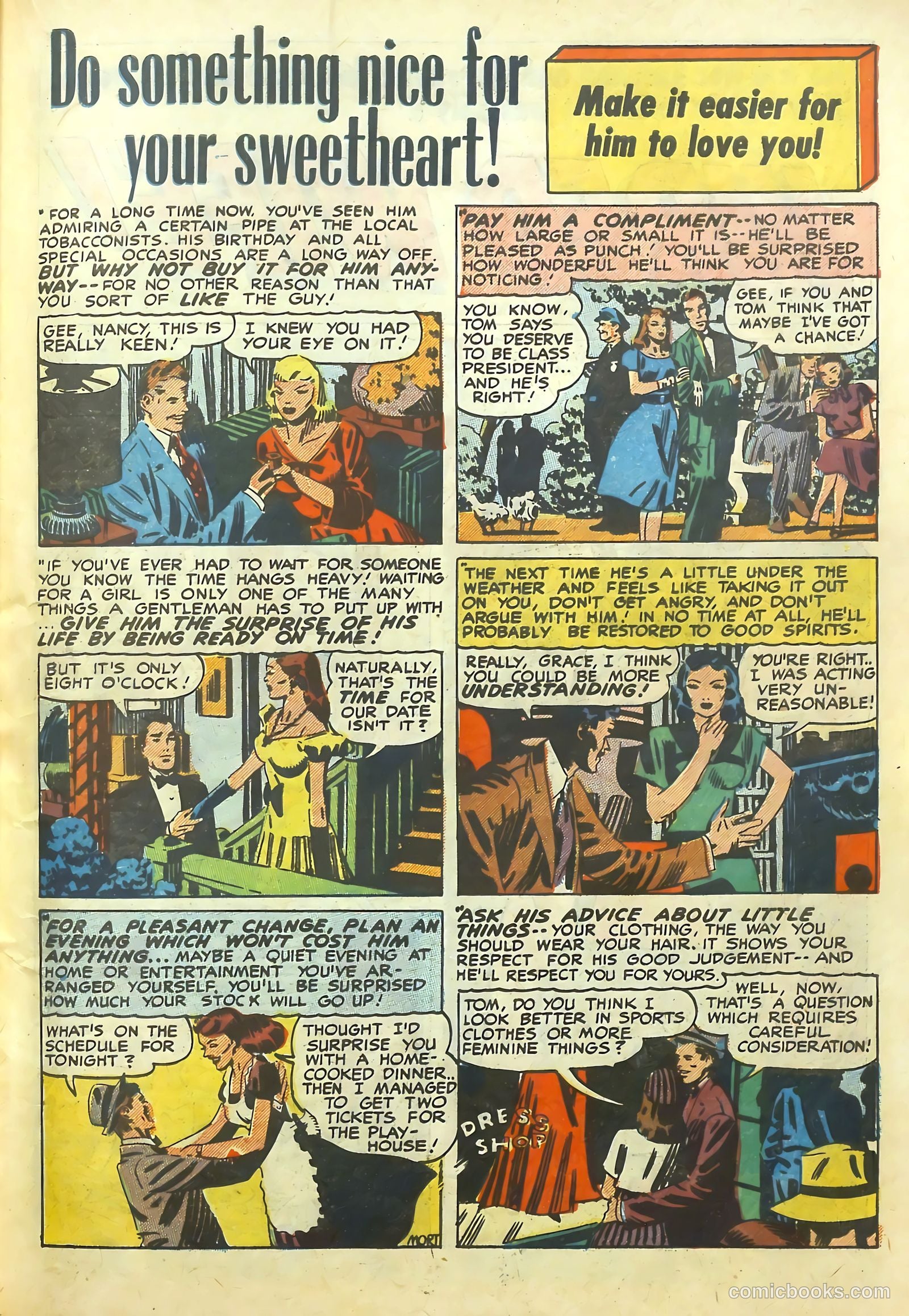 Young Romance #26 (1950) — page 30 of 53