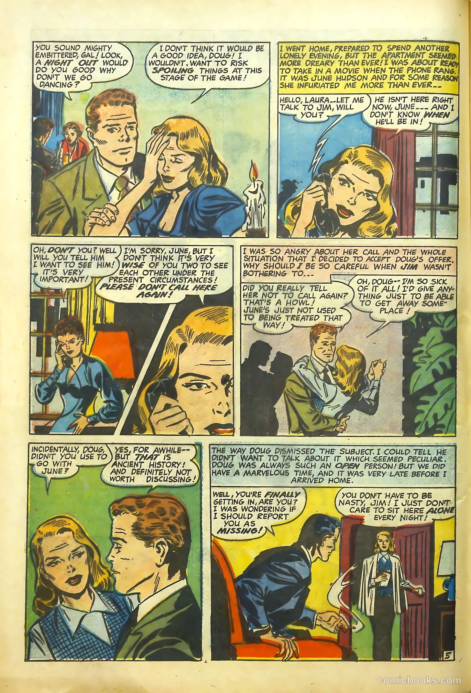 Young Romance #26 (1950) — page 35 of 53
