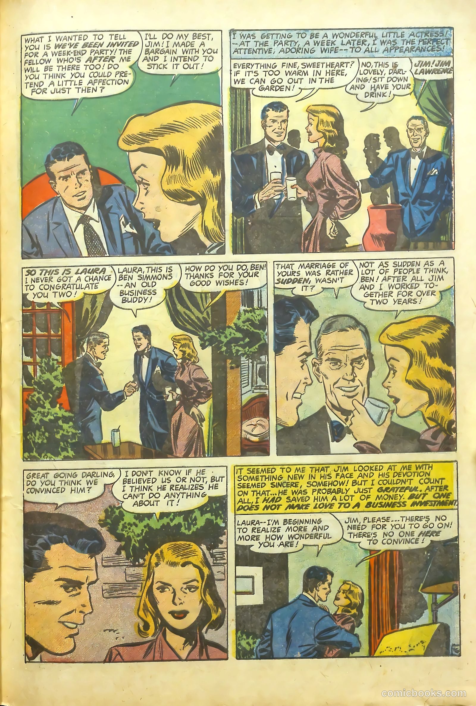 Young Romance #26 (1950) — page 36 of 53