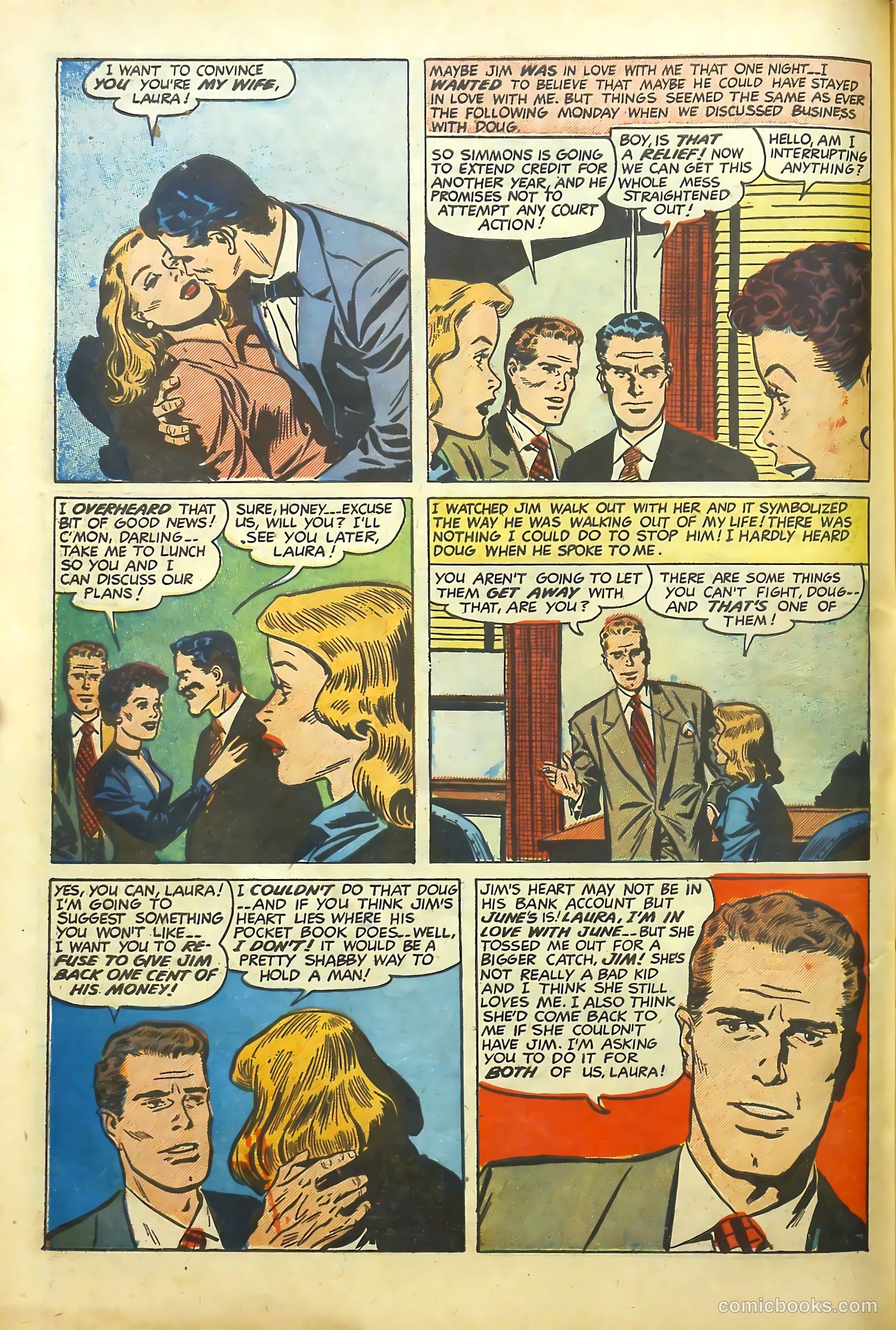 Young Romance #26 (1950) — page 37 of 53