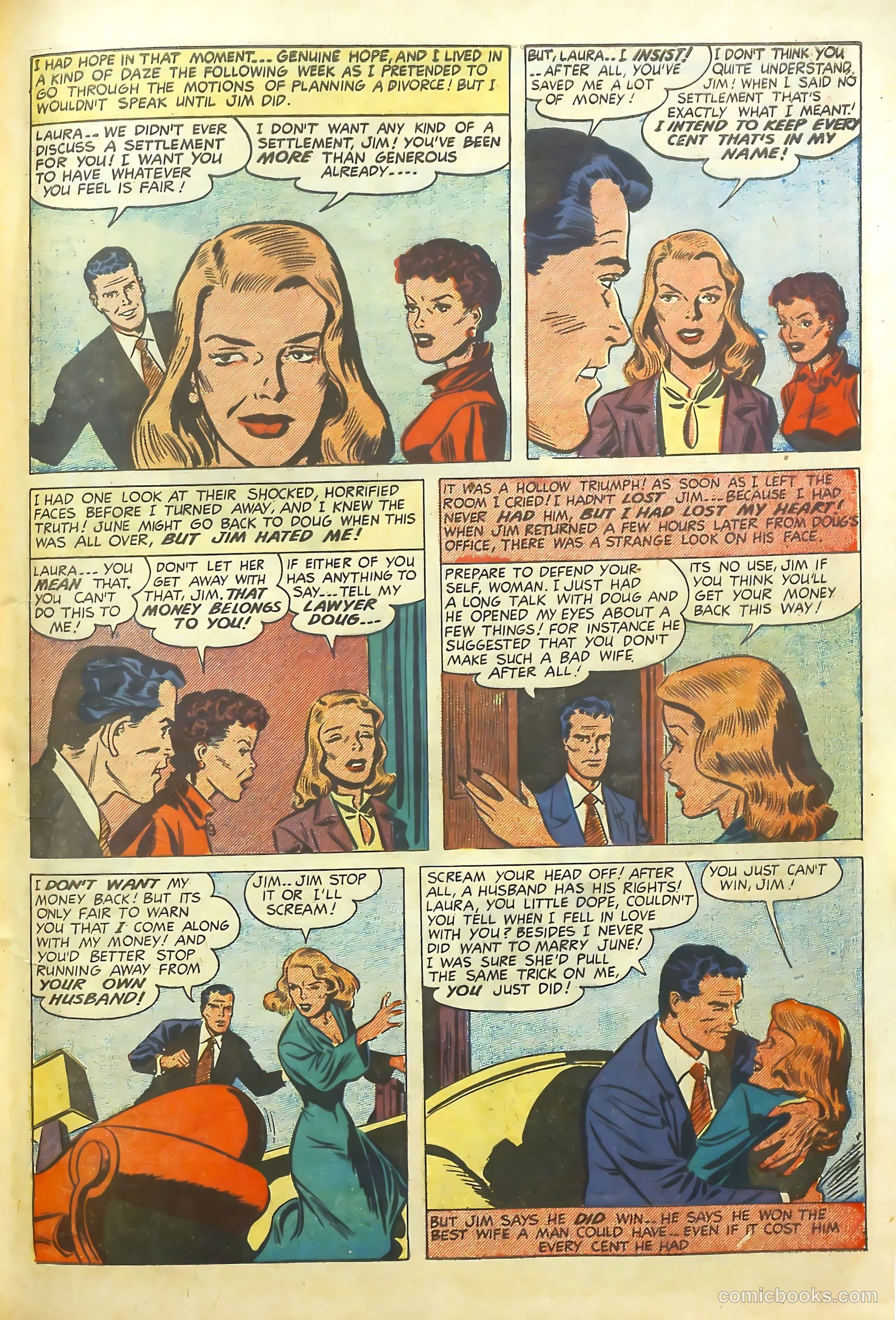 Young Romance #26 (1950) — page 38 of 53