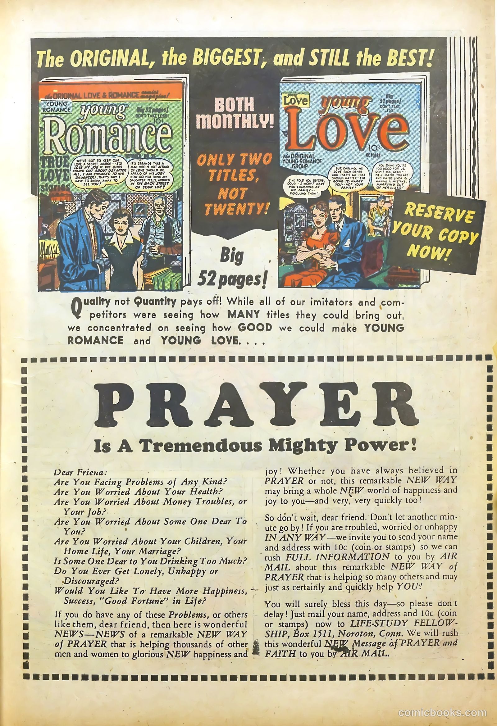Young Romance #27 (1948) — page 22 of 53