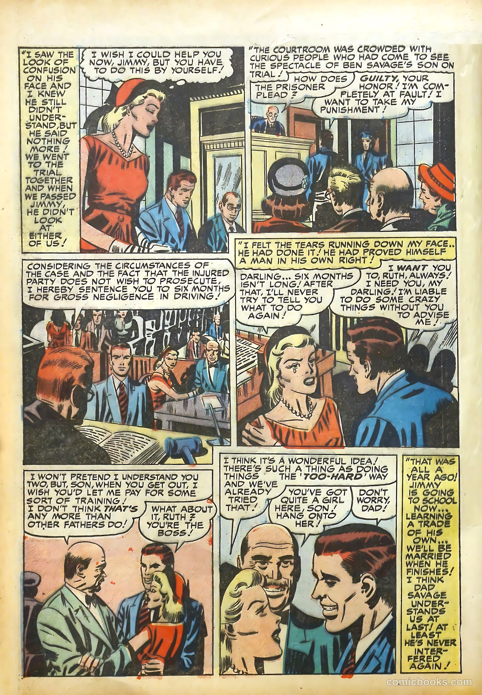 Young Romance #28 (1941) — page 23 of 53