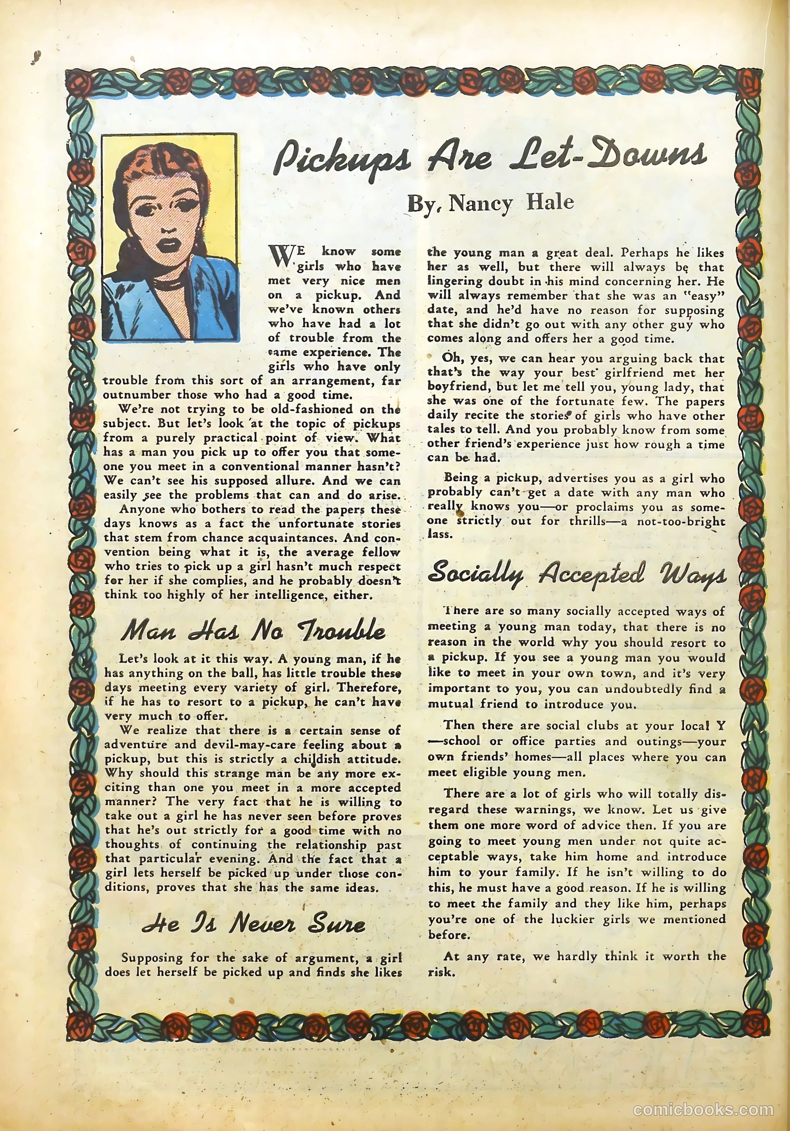 Young Romance #28 (1941) — page 37 of 53