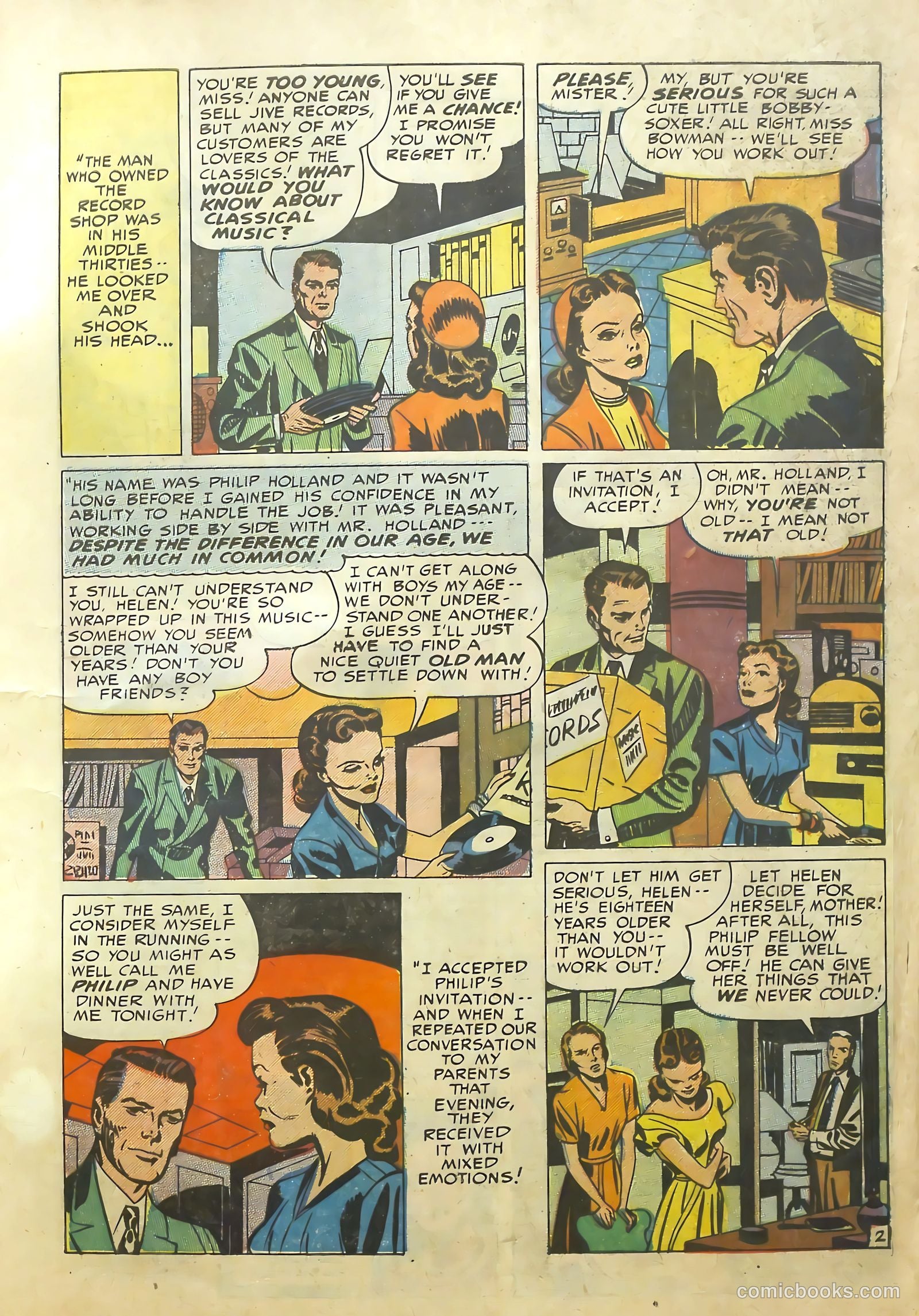 Young Romance #29 (1951) — page 15 of 52