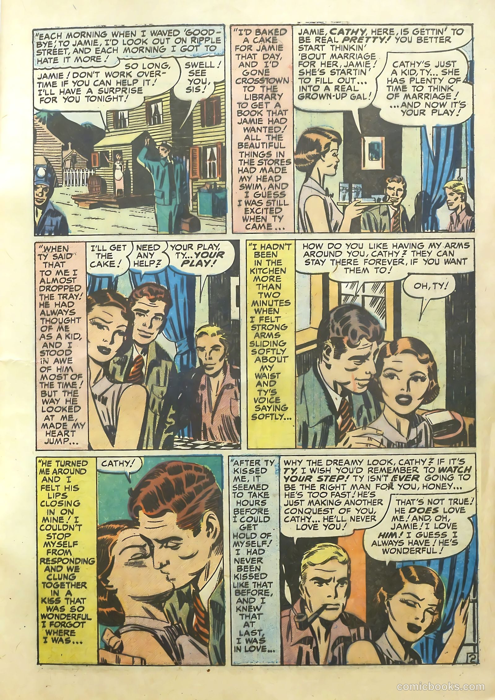 Young Romance #29 (1951) — page 19 of 52