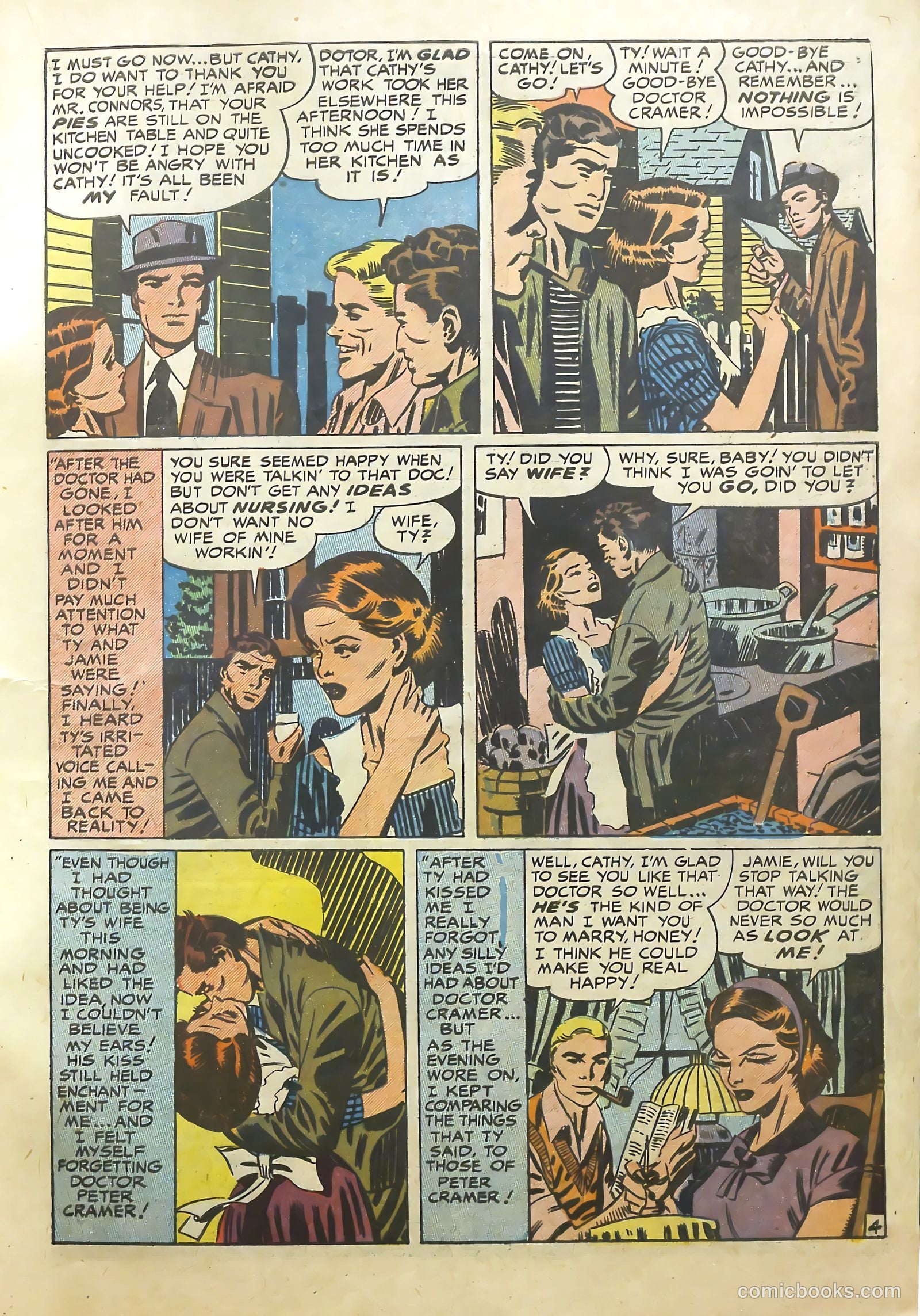 Young Romance #29 (1951) — page 21 of 52